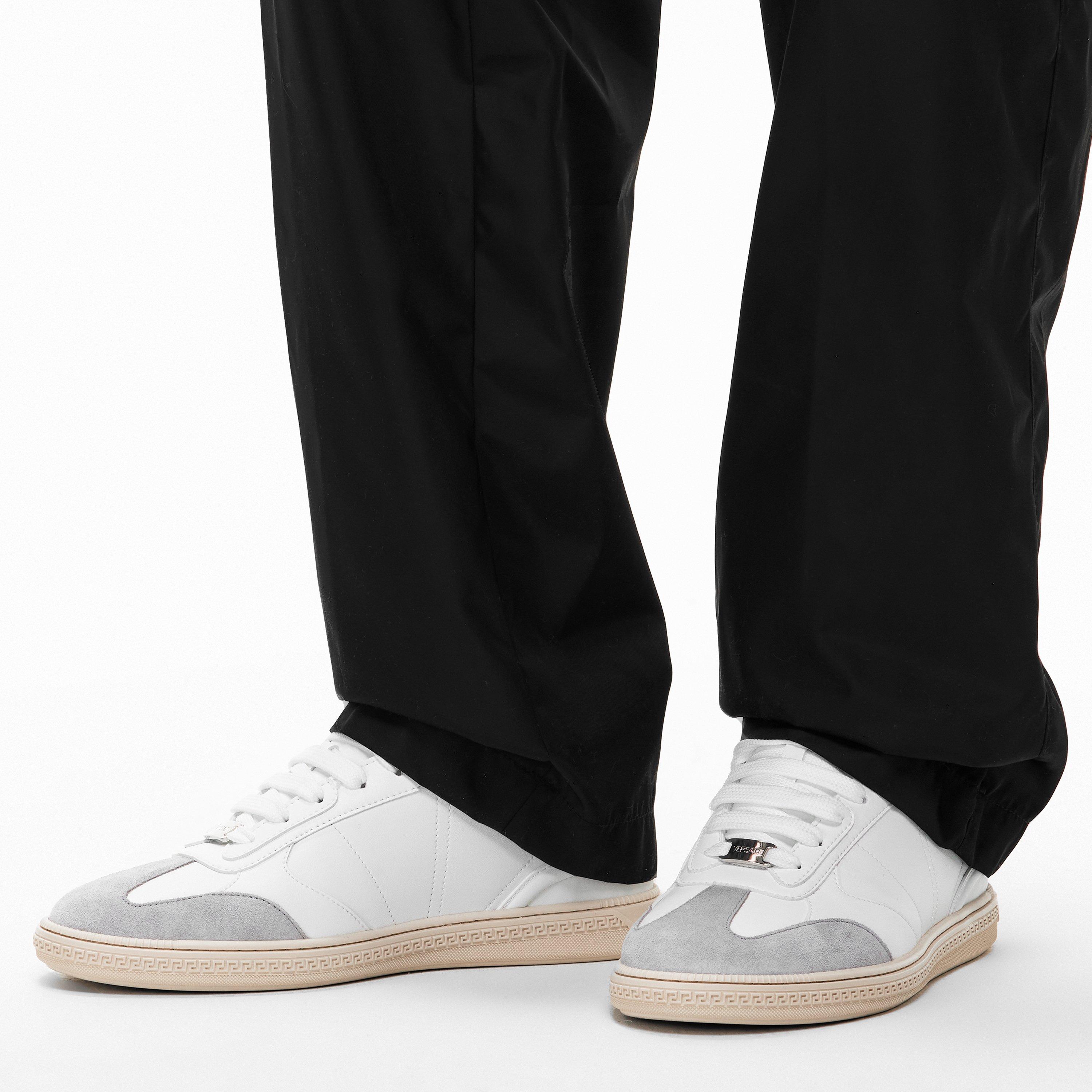Grey/White - Versace - Men's Low-Top Trainers - 3