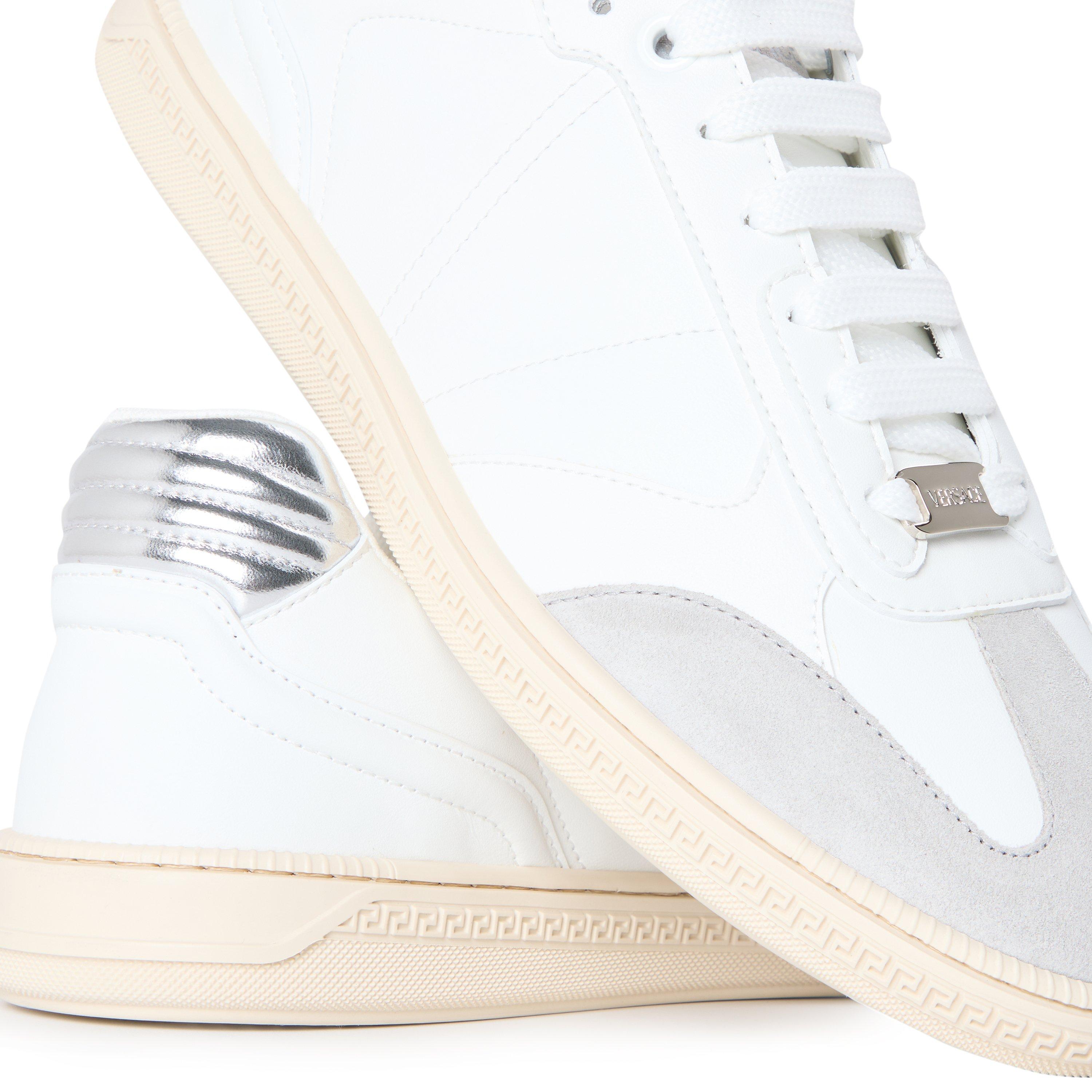 Grey/White - Versace - Versace LthrSue Snkr Sn61 - 3