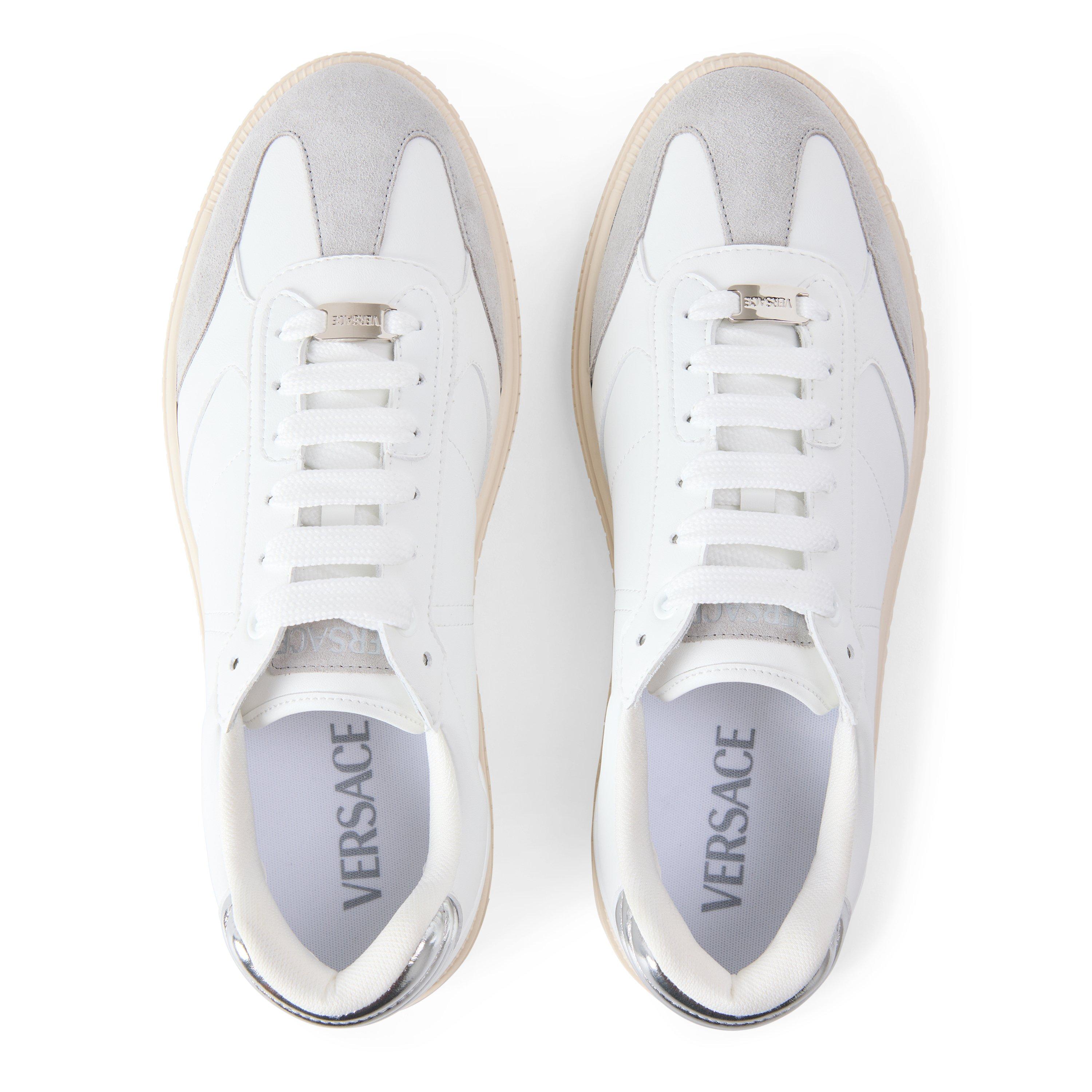 Grey/White - Versace - Versace LthrSue Snkr Sn61 - 3
