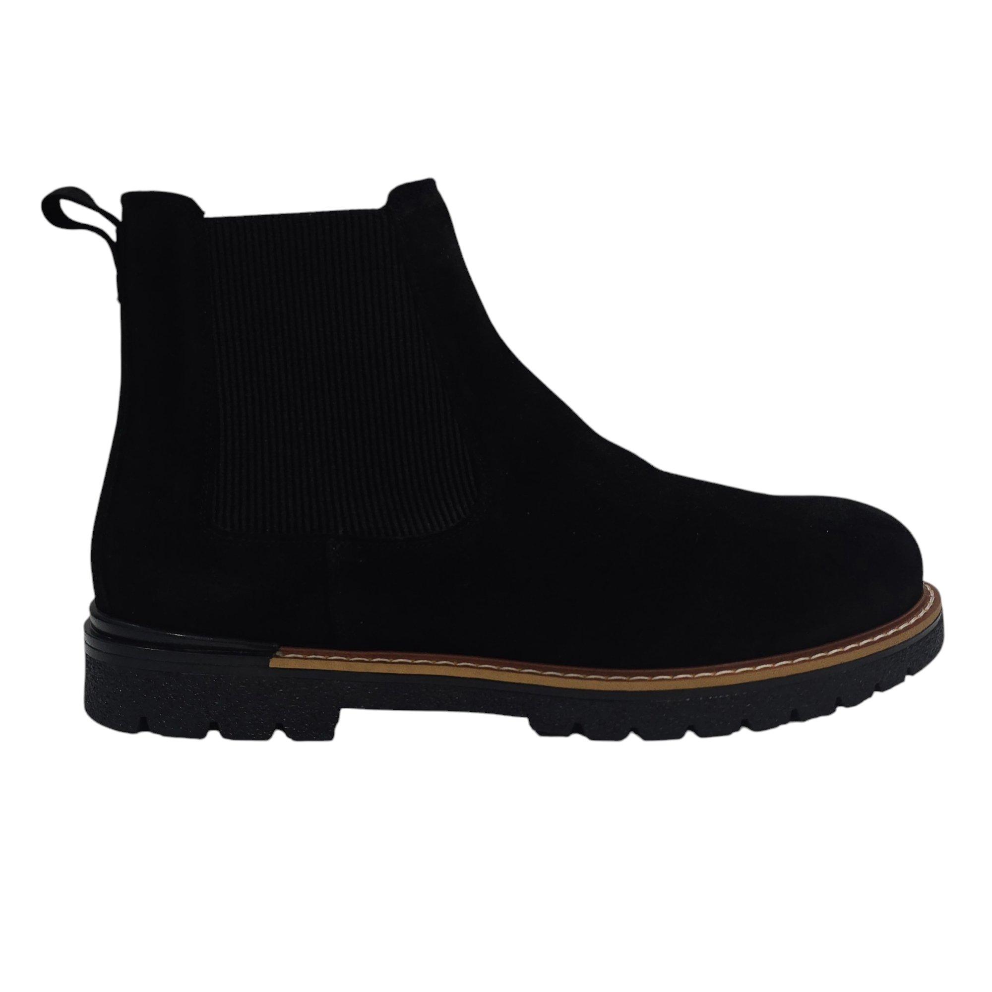 Black - Firetrap - Men's Millau Suede Chelsea Boots - 1