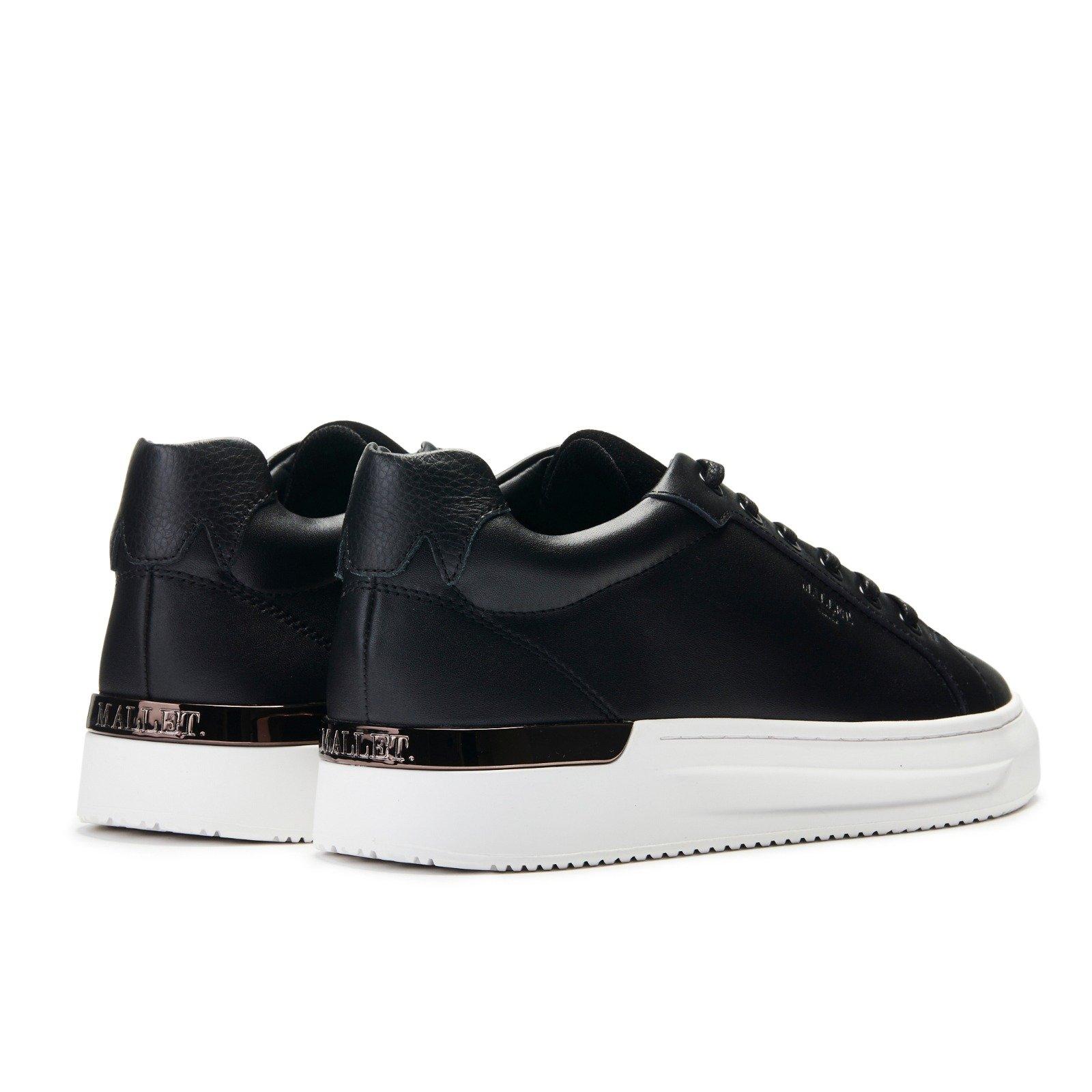 Black Leather - Mallet - Grftr Low Trainers - 4