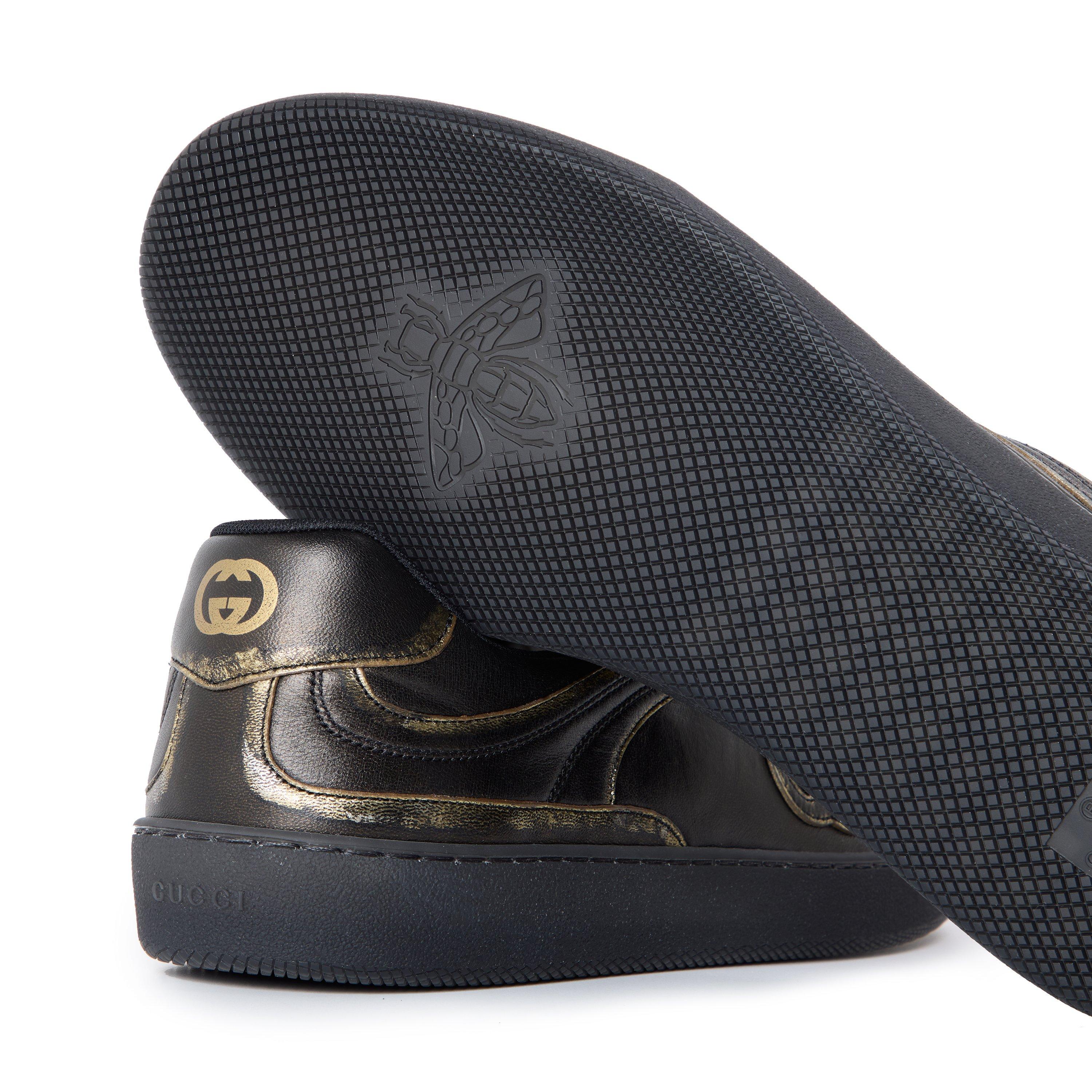 Black/Gold - Gucci - Mens G75 Trainers - 4
