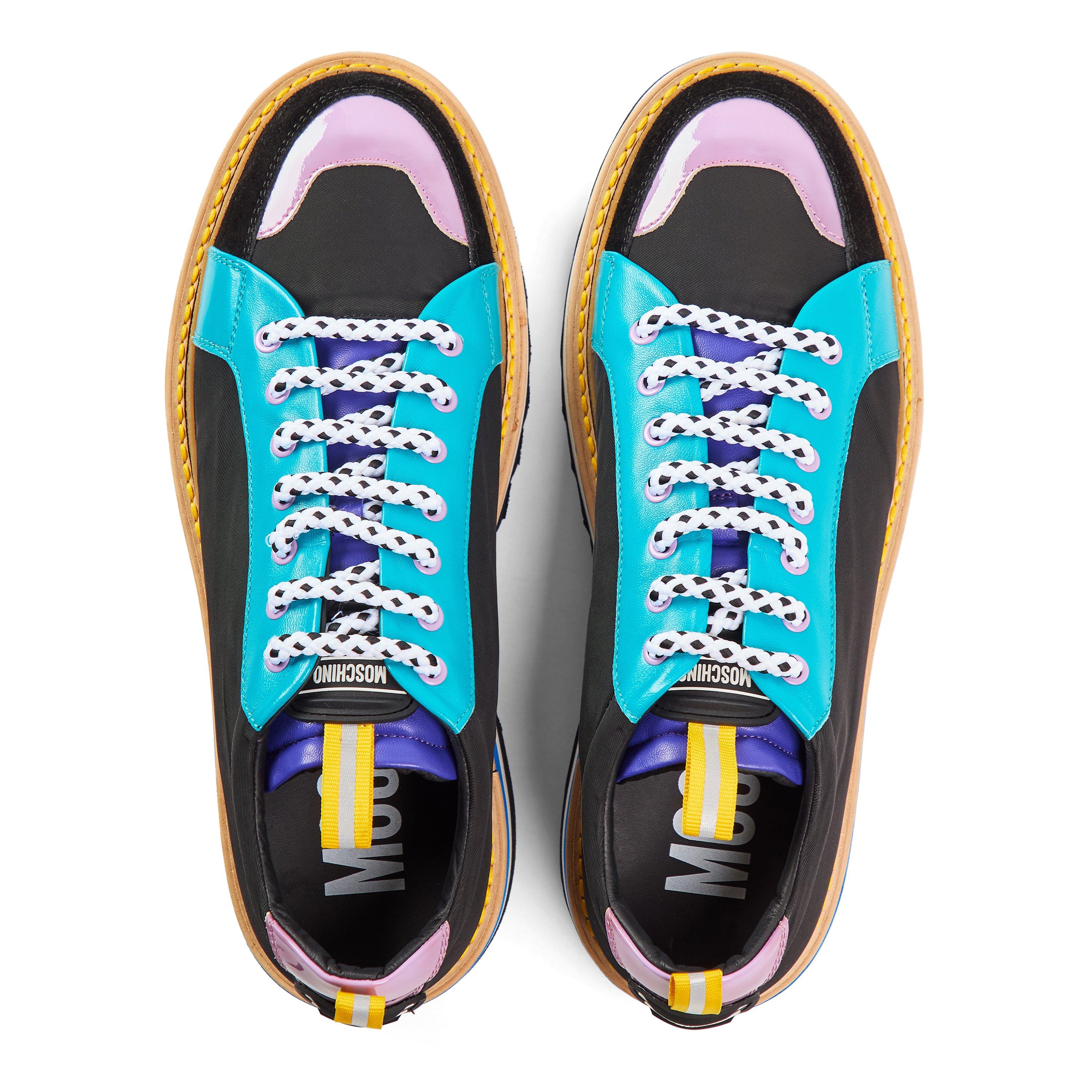 Purple - Moschino - Moschino Block Trnr Sn99 - 4