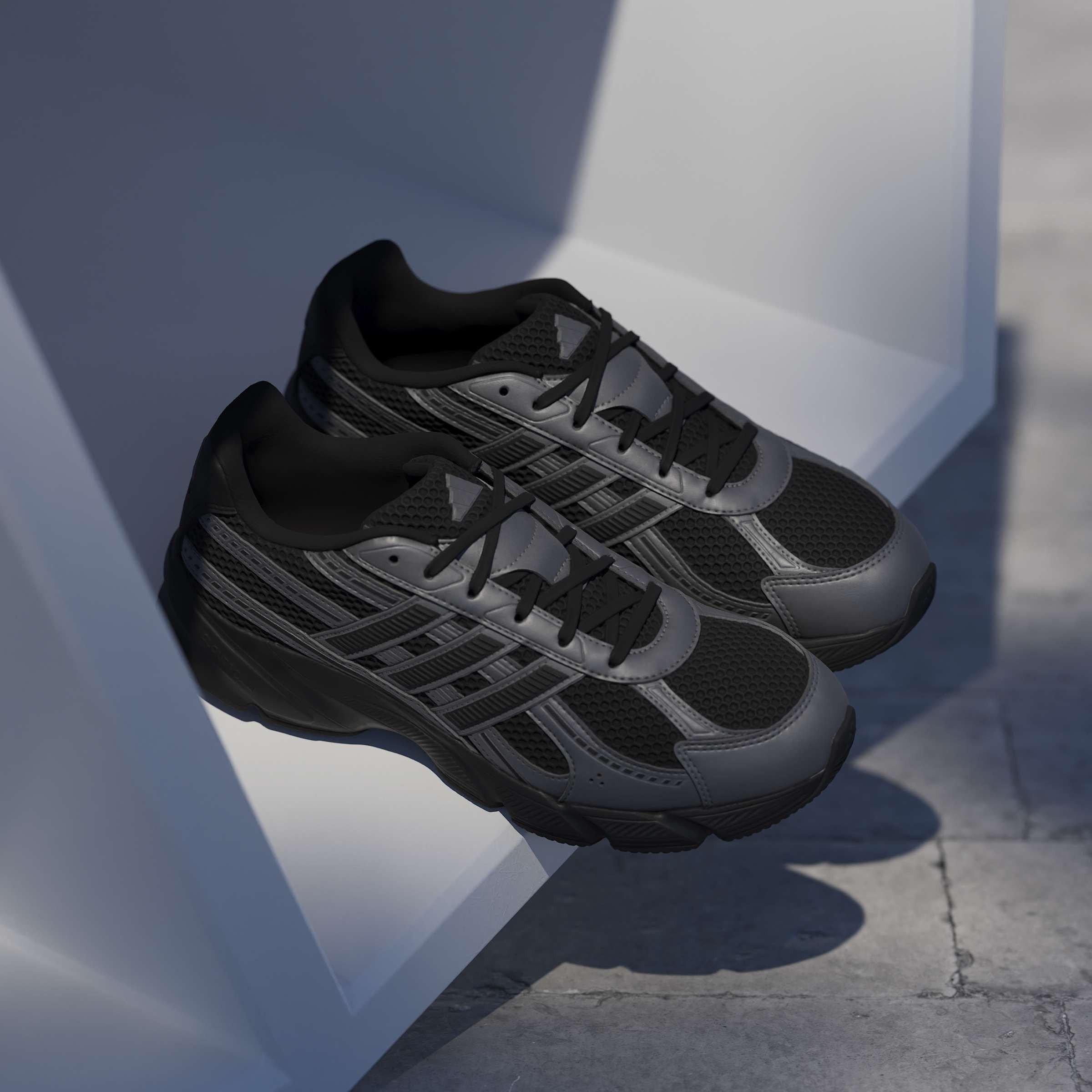 Black/Iron Met - adidas - Technochaos 2000 Mens Shoes - 12