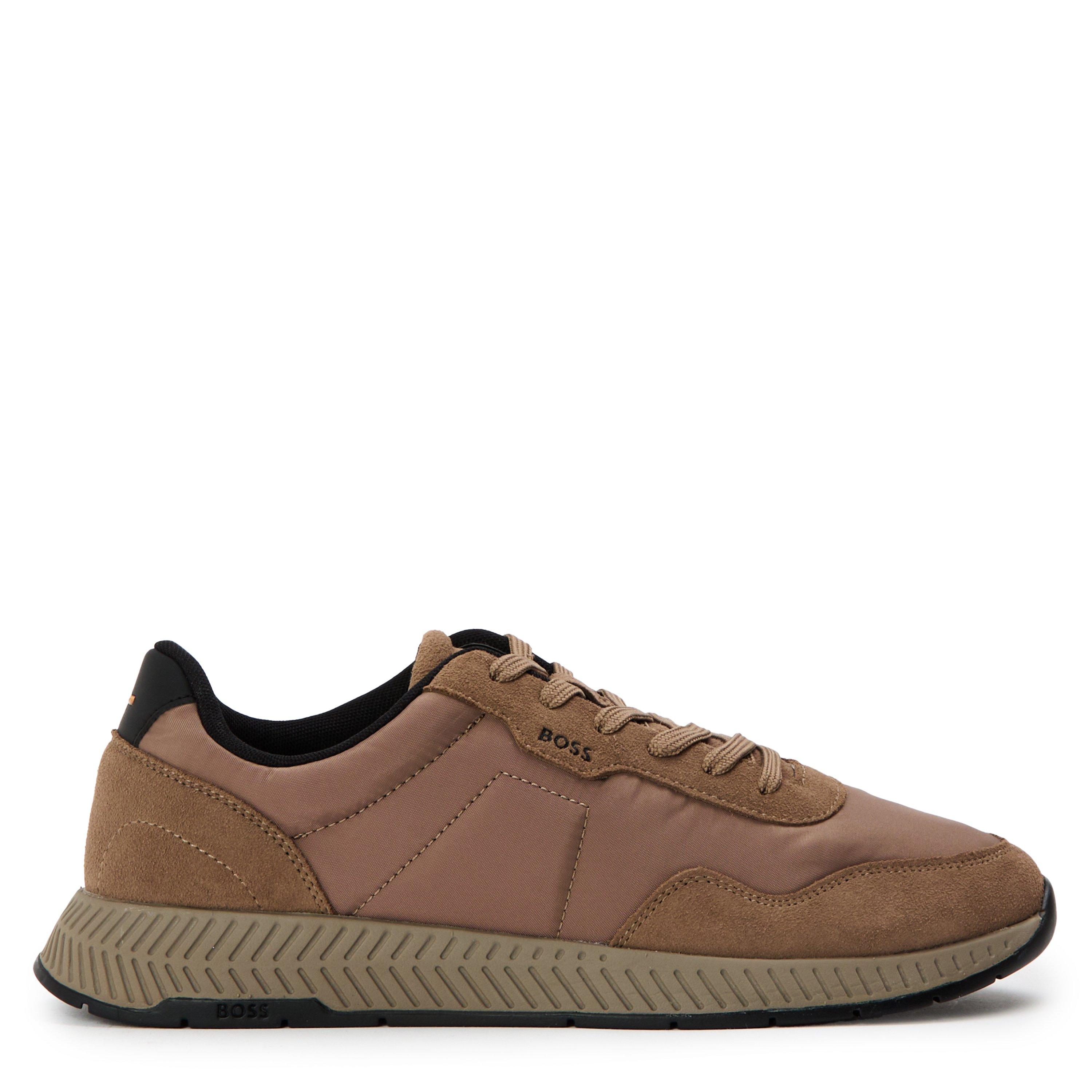 Dark Beige - Boss - Men's Titanium Runners Low-Top Trainers - 1