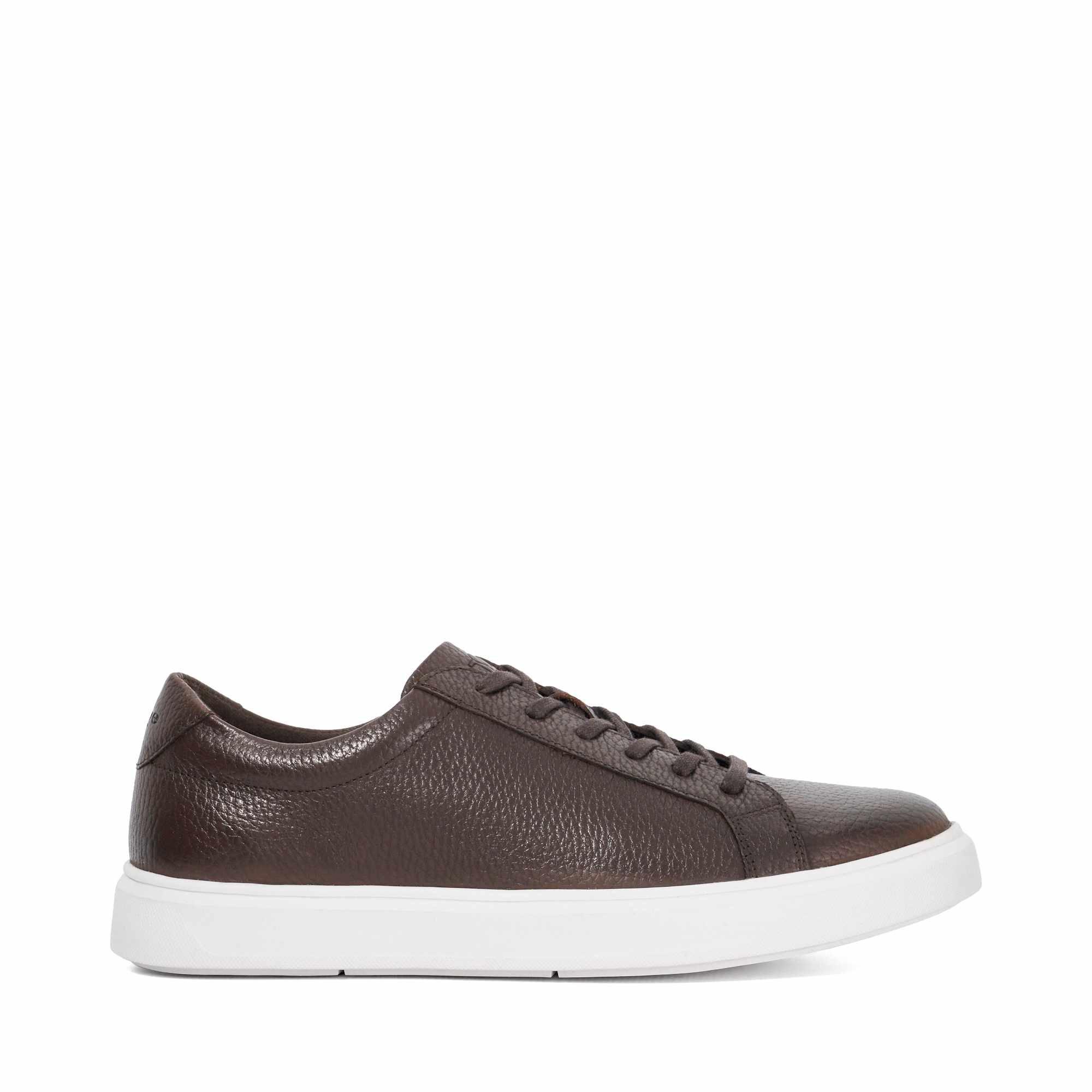 Dune London Men's Low-Top Trainers - Choc Leather - 6 (40)