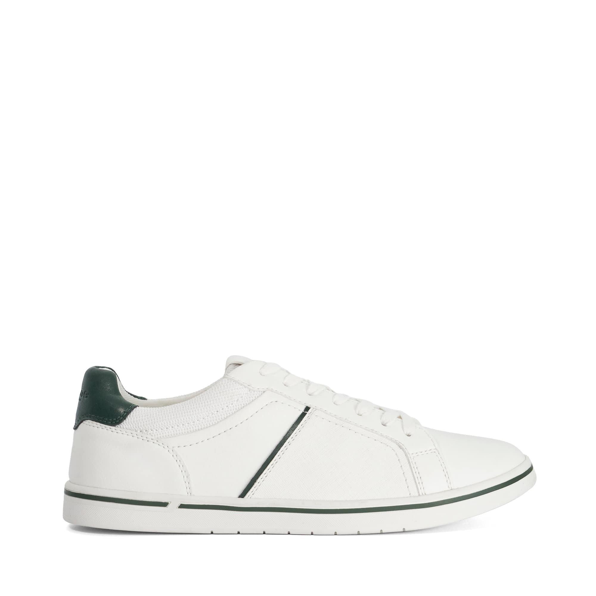 Dune London Men's Low-Top Trainers - Wht/Synth - 8 (42)