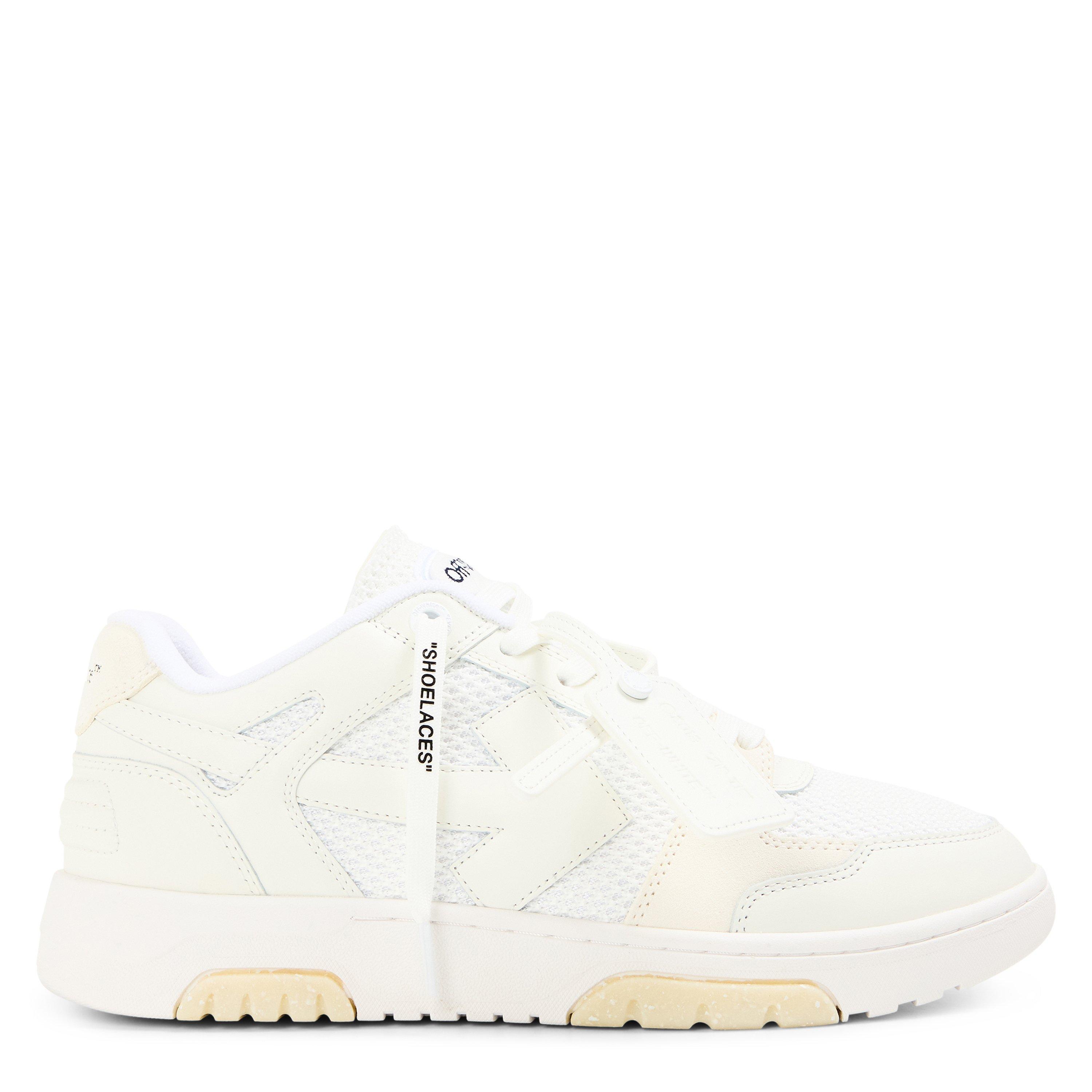 Mens Slim Low Calfskin Leather Trainers