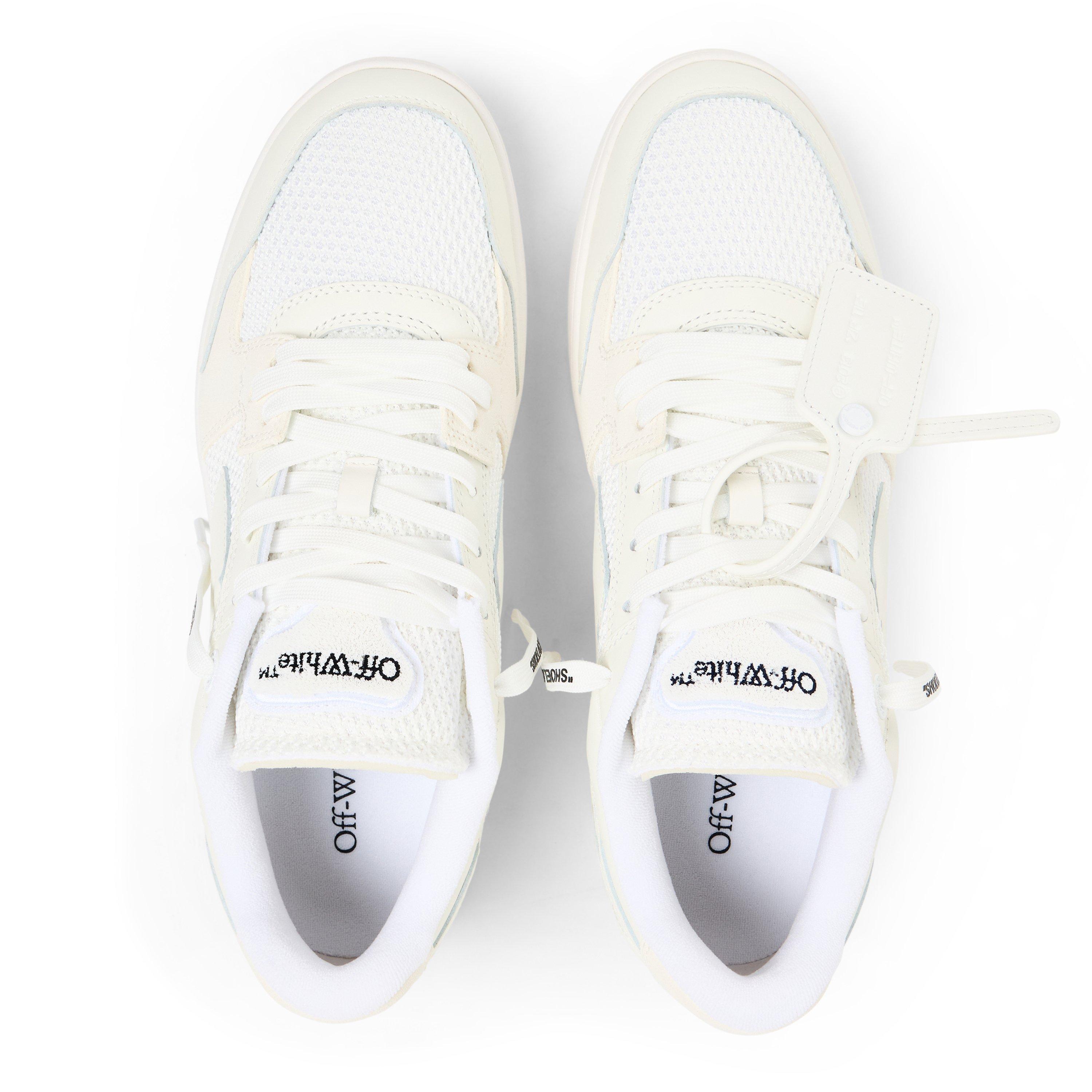 White/White - Off White - Mens Slim Low Calfskin Leather Trainers - 4