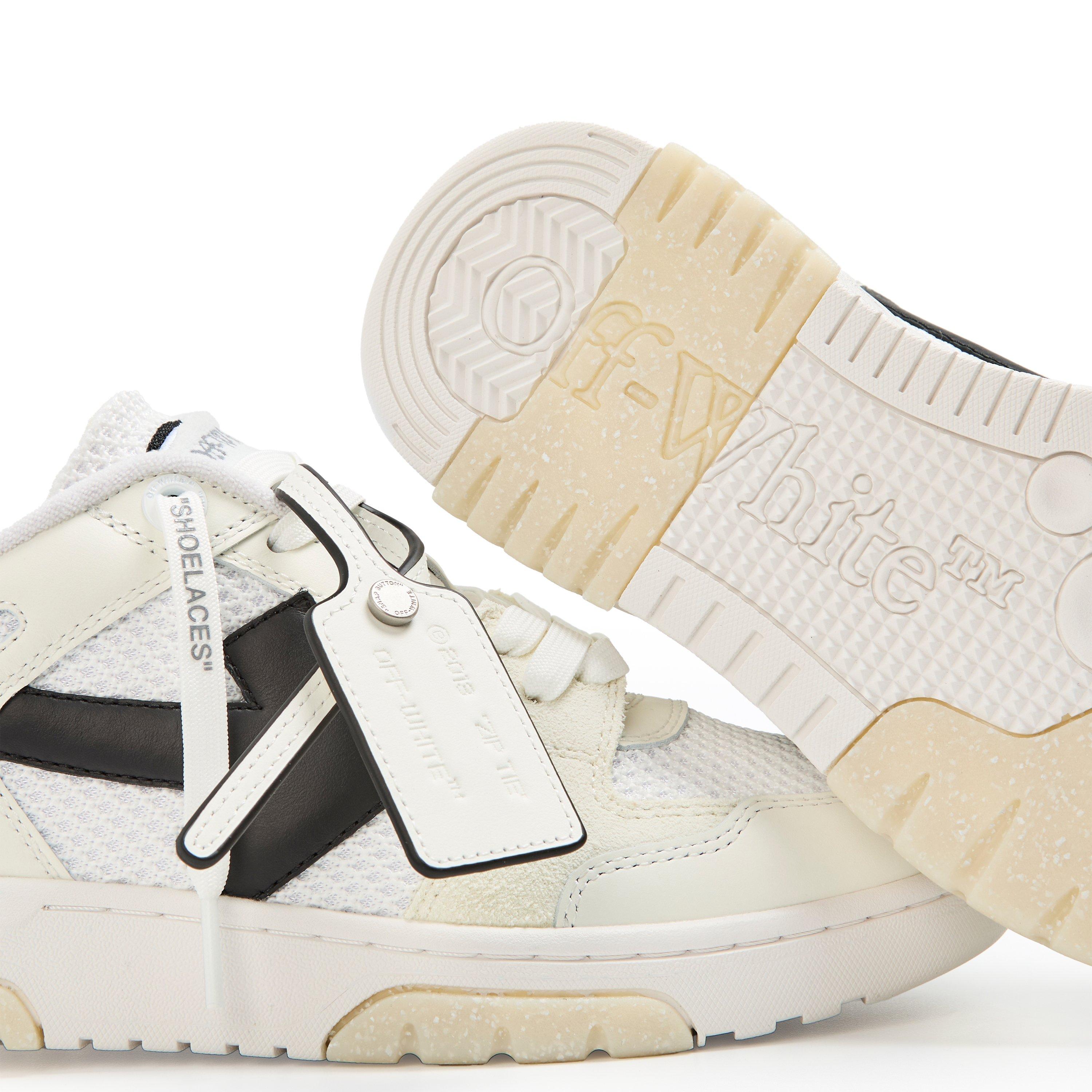 White/Black - Off White - Mens Slim Low Calfskin Leather Trainers - 3