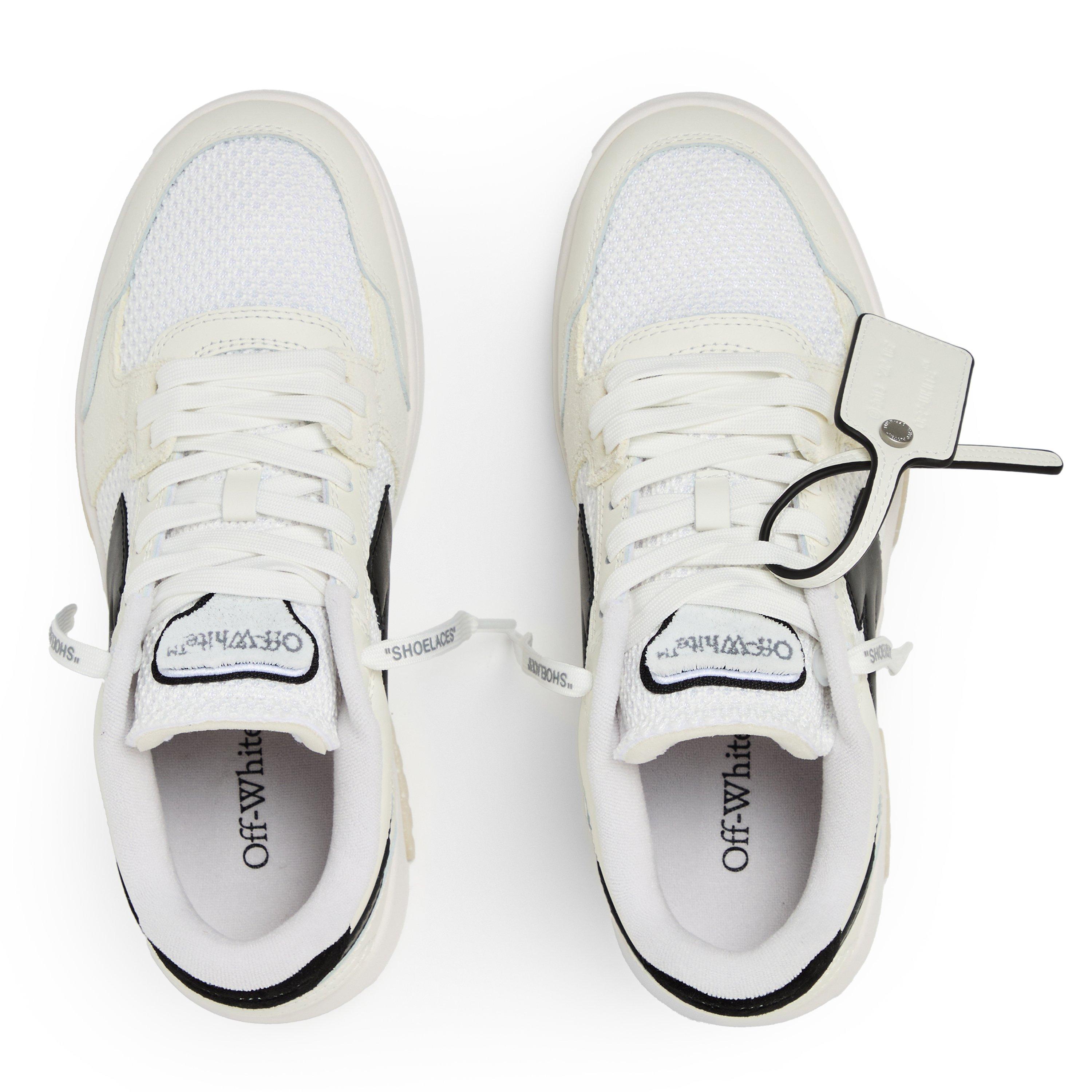 White/Black - Off White - Mens Slim Low Calfskin Leather Trainers - 4
