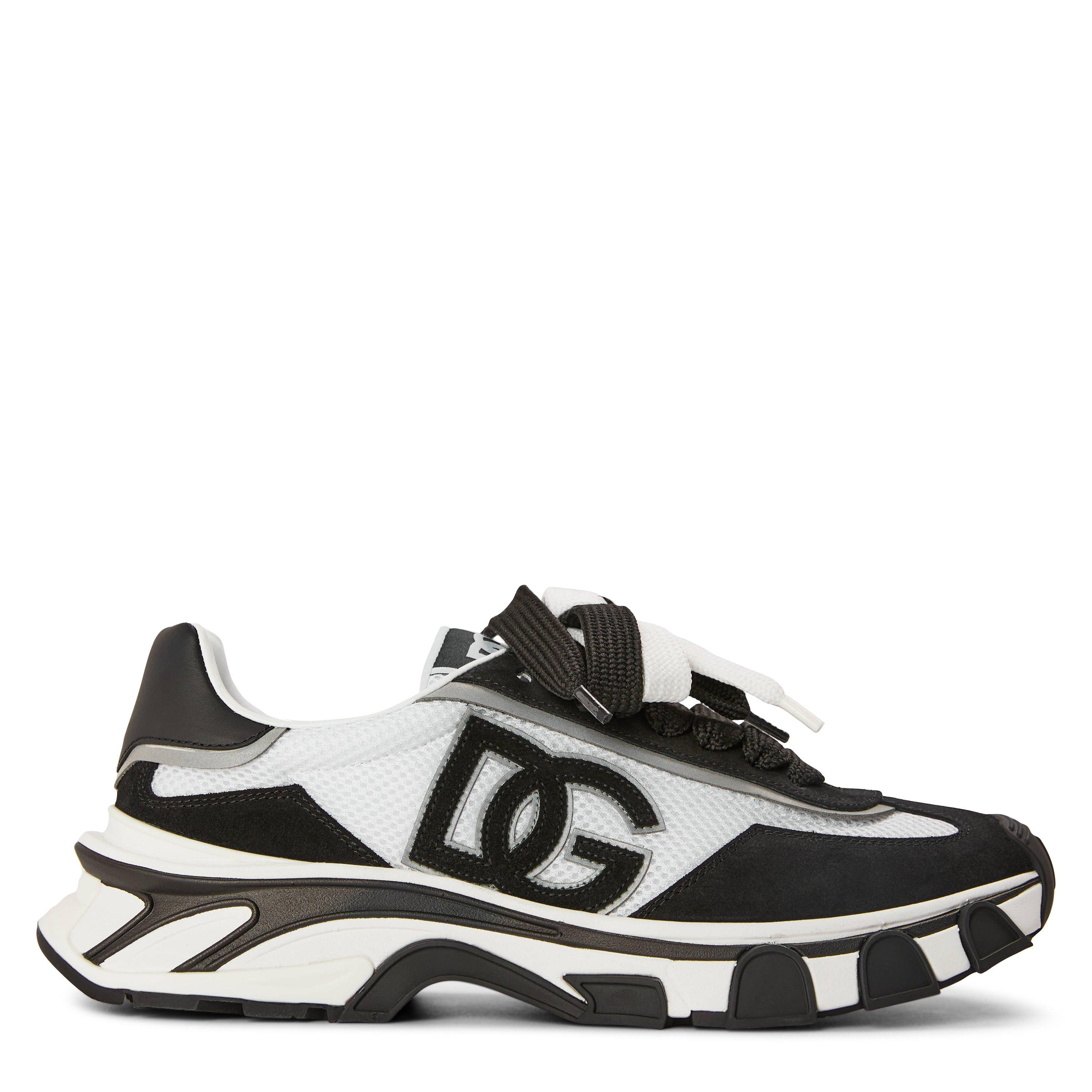 Dolce and Gabbana DG Frami Mesh Runner Sn61 - White/Black - Size 7.5 (41.5)