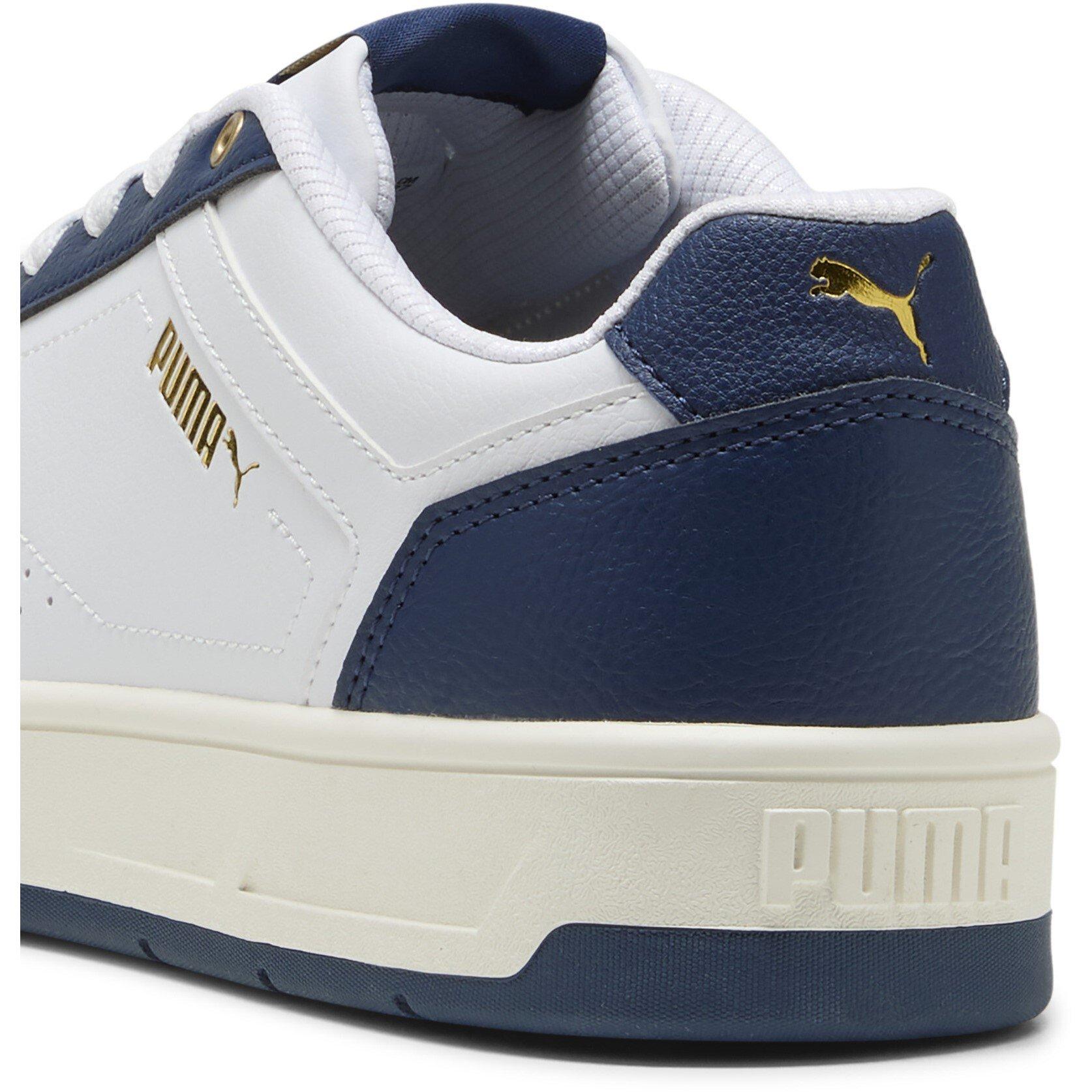White-Blue-Gold - Puma - Court Classic Mens Trainers - 5