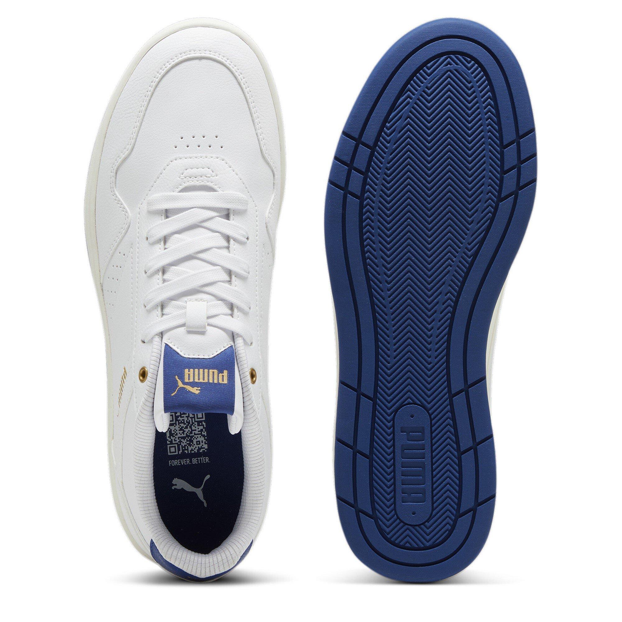 Wht-Clyde-Gold - Puma - Court Classic Mens Trainers - 3