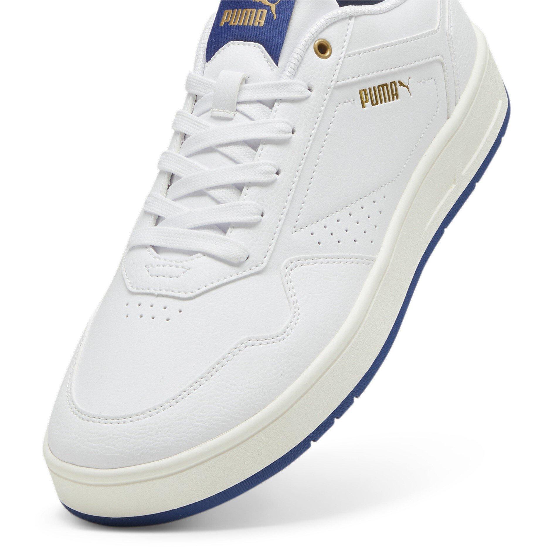 Wht-Clyde-Gold - Puma - Court Classic Mens Trainers - 6