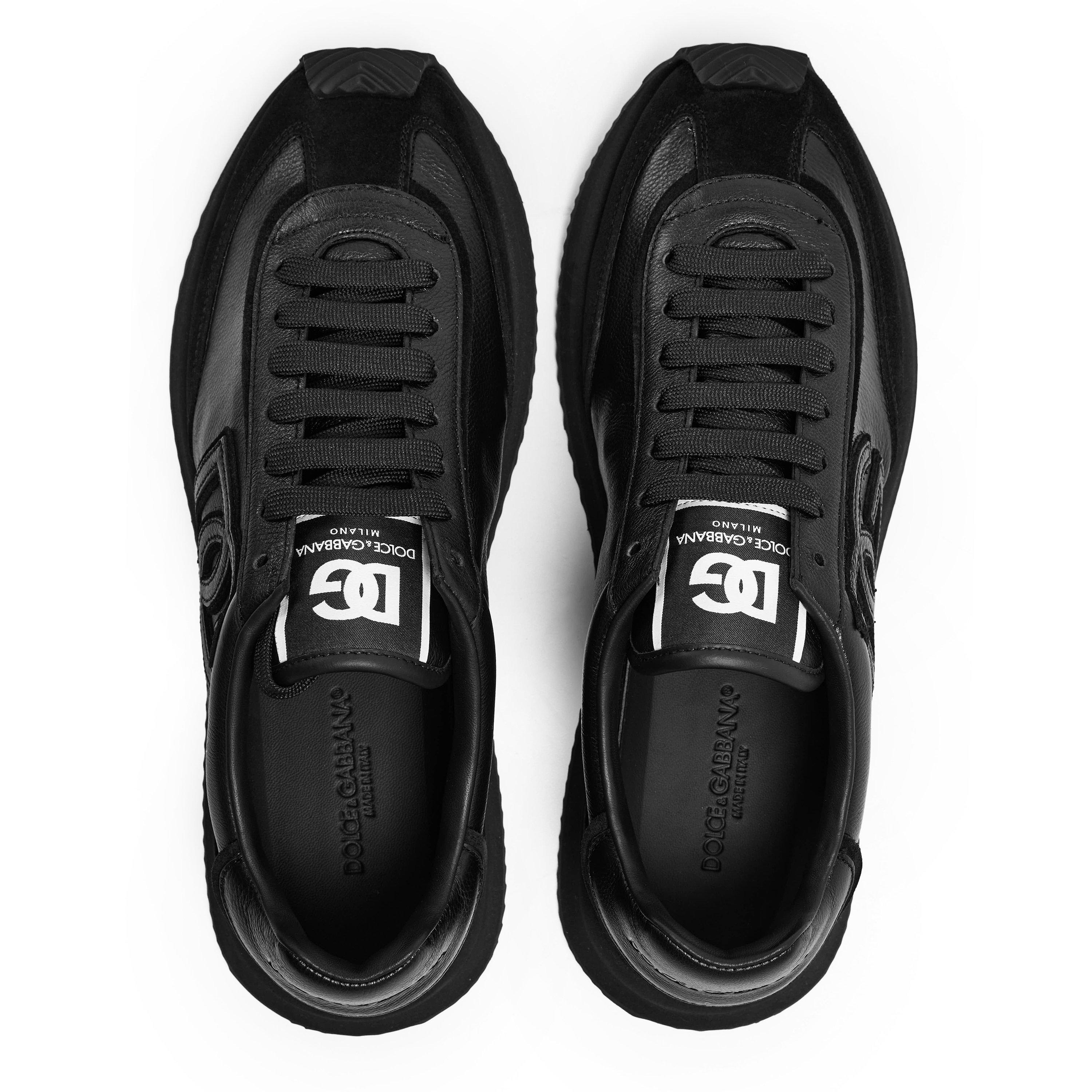 Black/Black - Dolce and Gabbana - DG Aria Leather Sn61 - 5