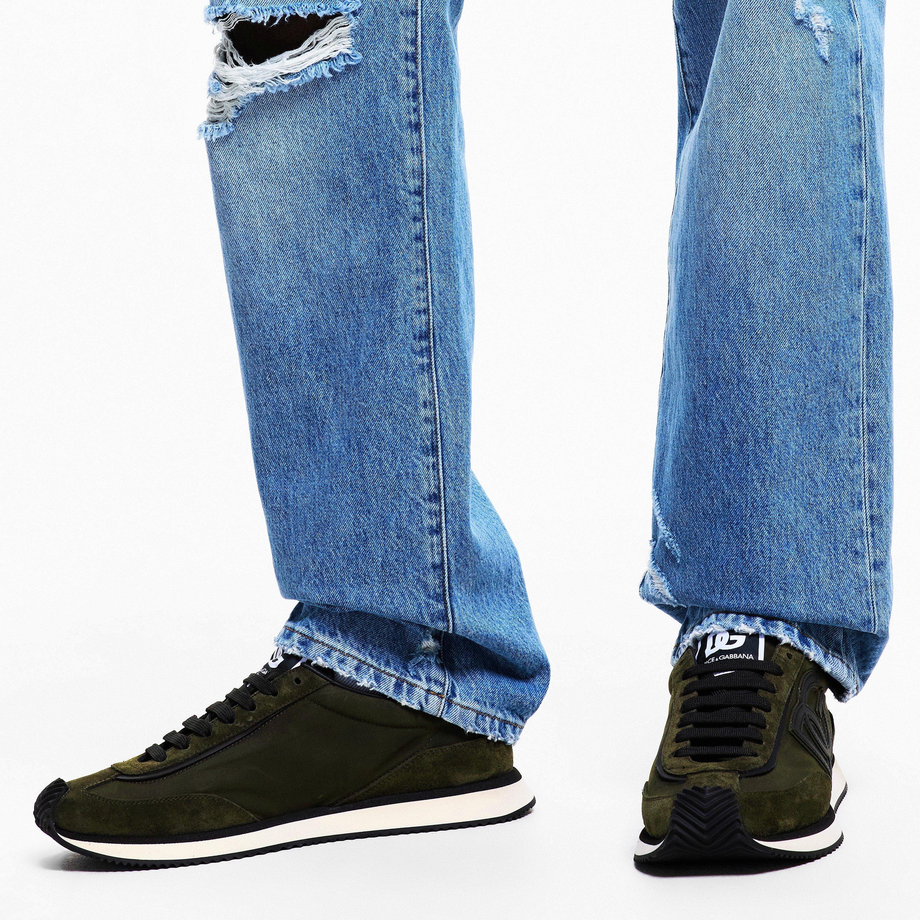 Mud/Forest - Dolce and Gabbana - DG Aria Suede Sn61 - 3