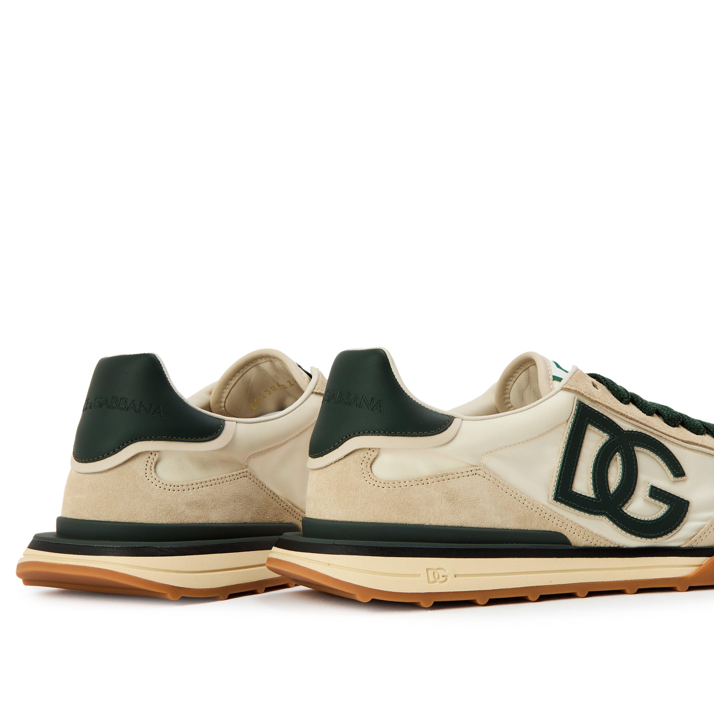 Ivory/Bottle - Dolce and Gabbana - Men's Rubber Runner - 4