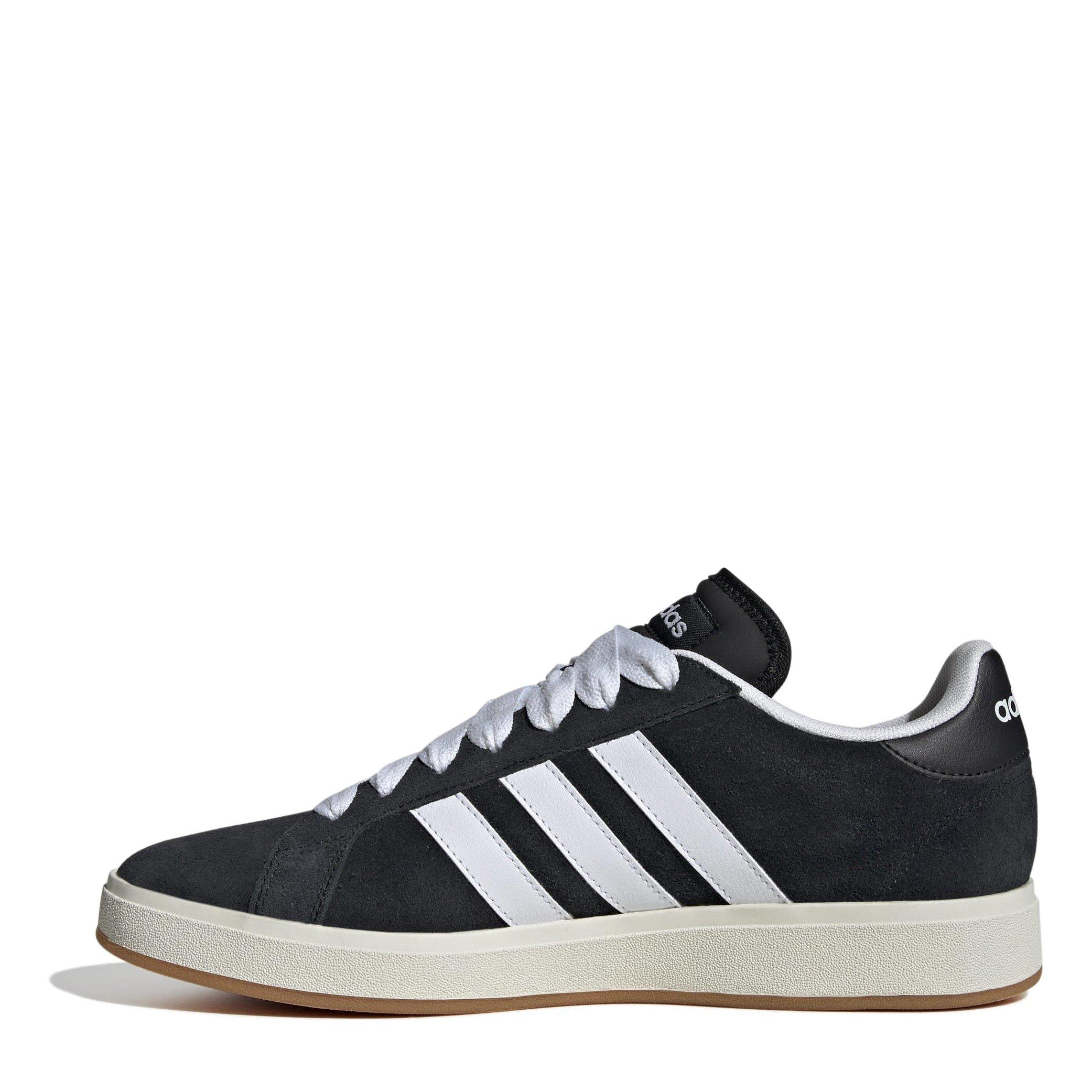 Black/White - adidas - Grand Court Base 00s Shoes Mens - 3