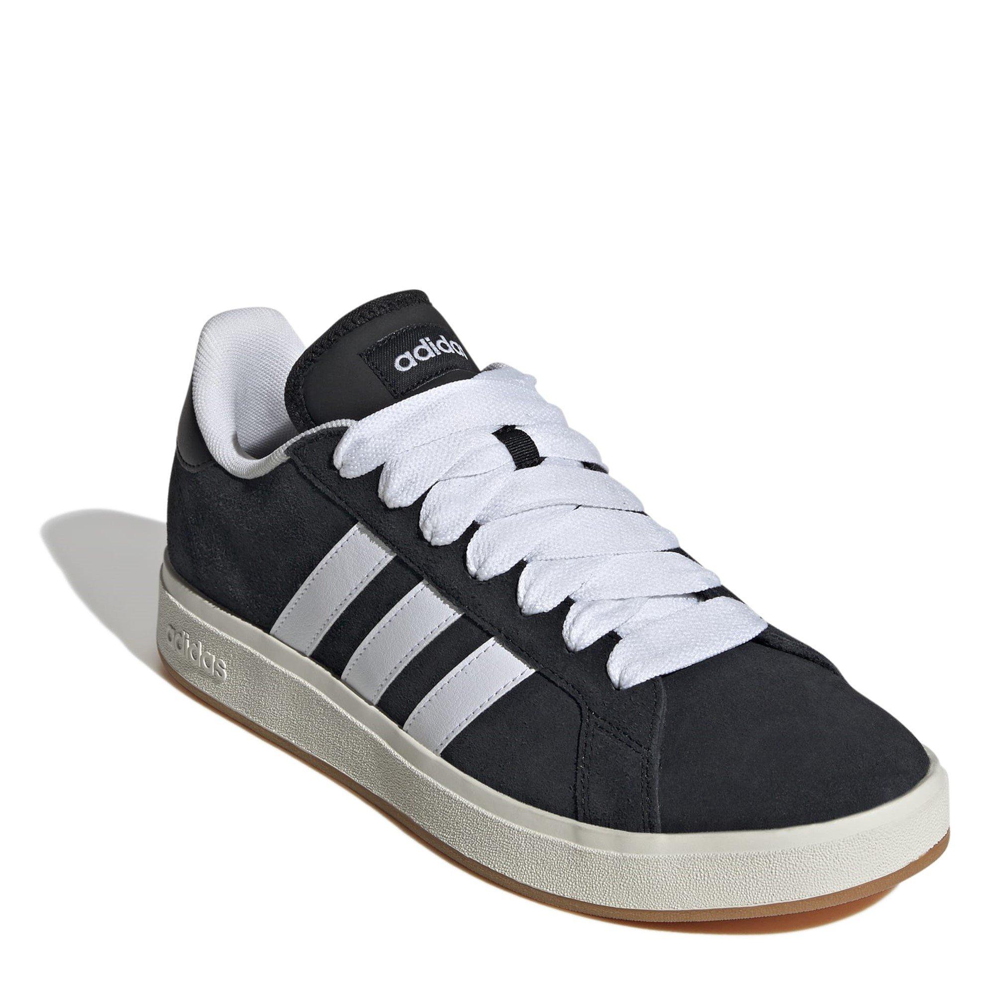 Black/White - adidas - Grand Court Base 00s Shoes Mens - 4