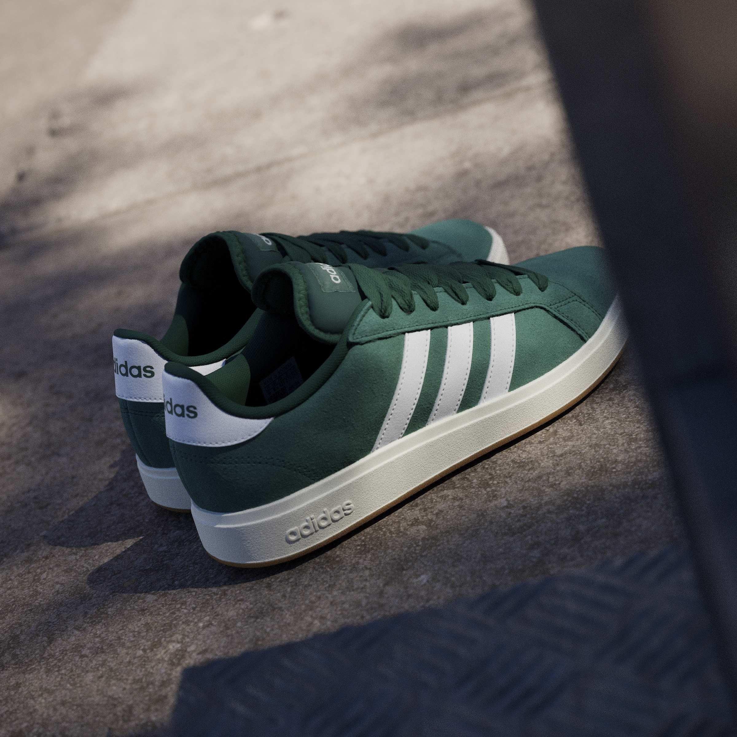 Groen/Wit - adidas - Grand Court Base 00s Shoes Mens - 12