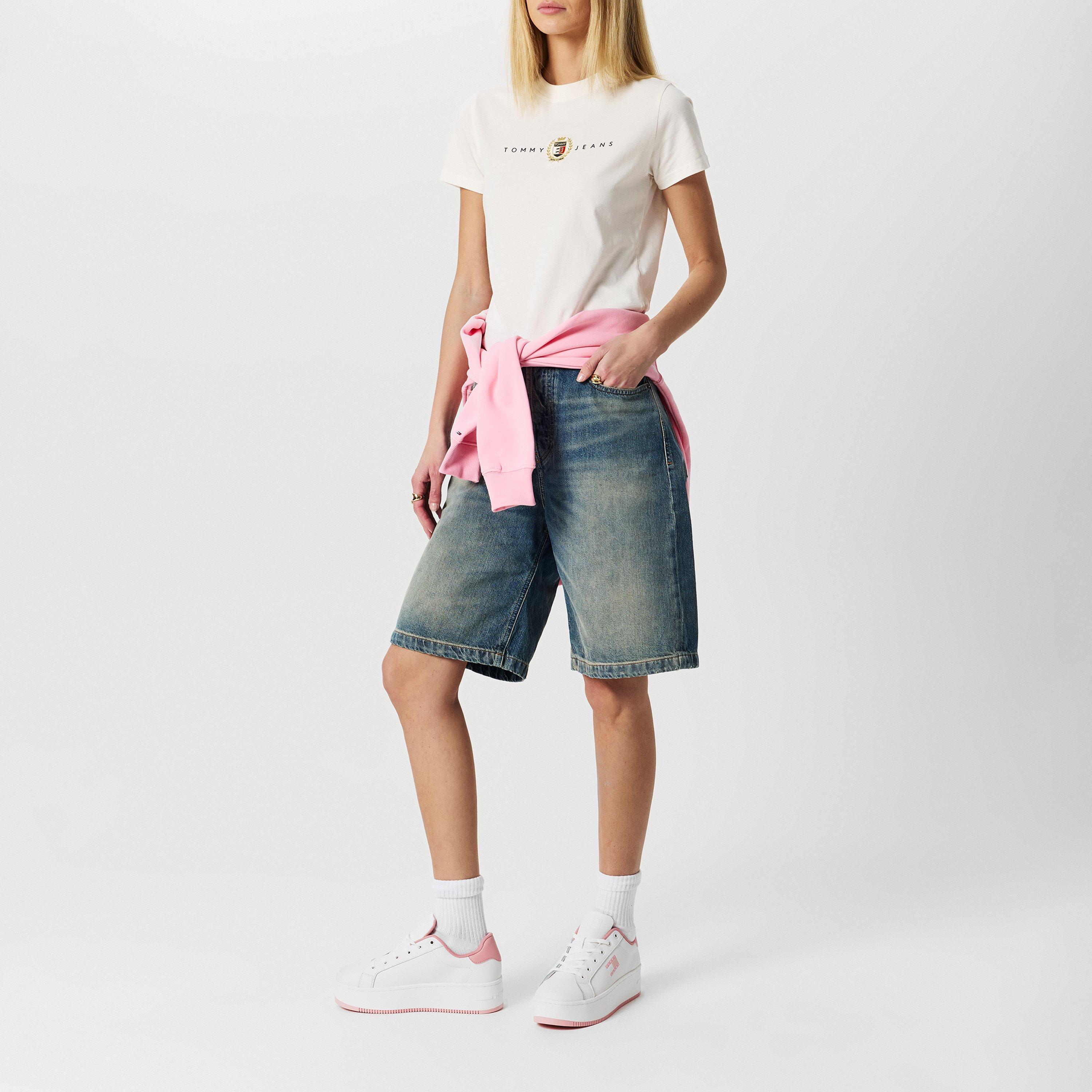 Chalky Pink - Tommy Jeans - Women's Flatform Platform Trainers - 5
