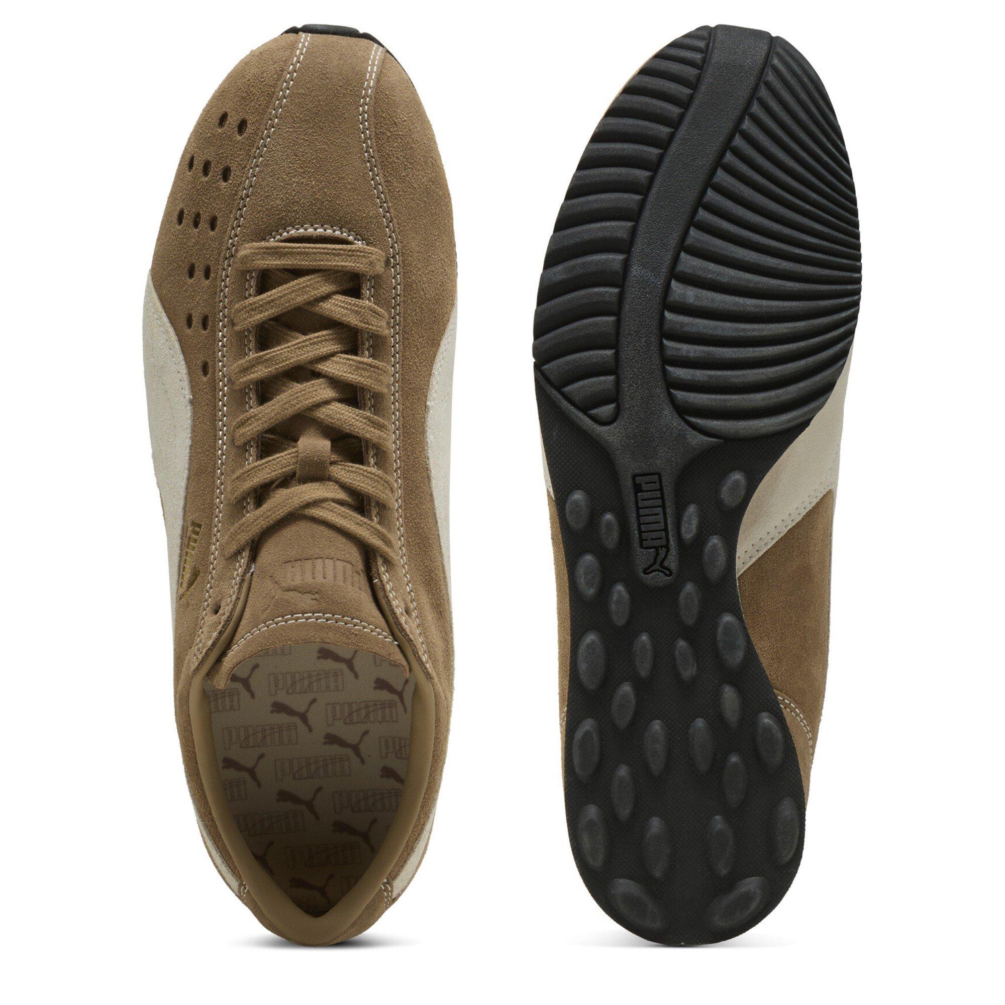 Taupe/White - Puma - Sprint Suede - 3