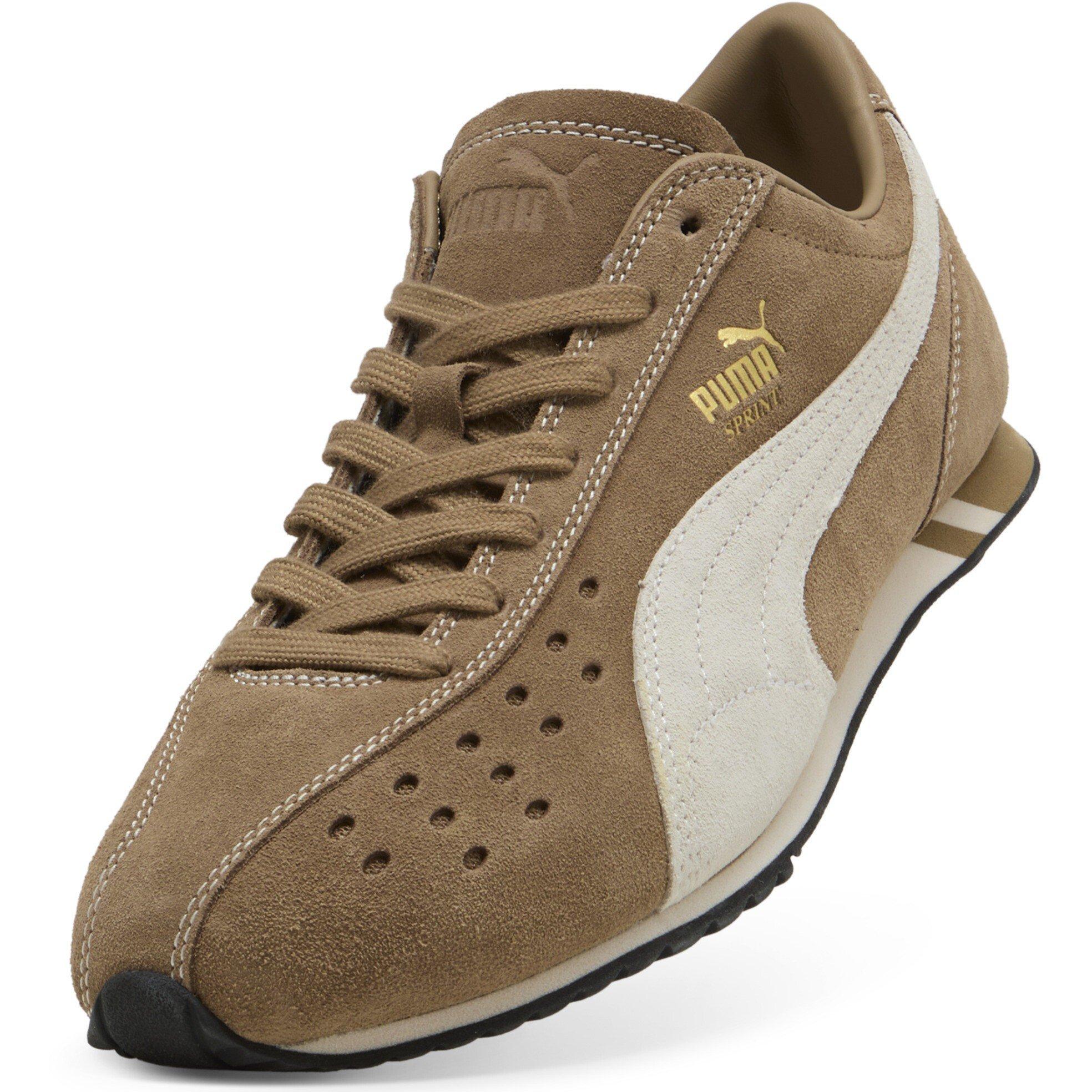Taupe/White - Puma - Sprint Suede - 6