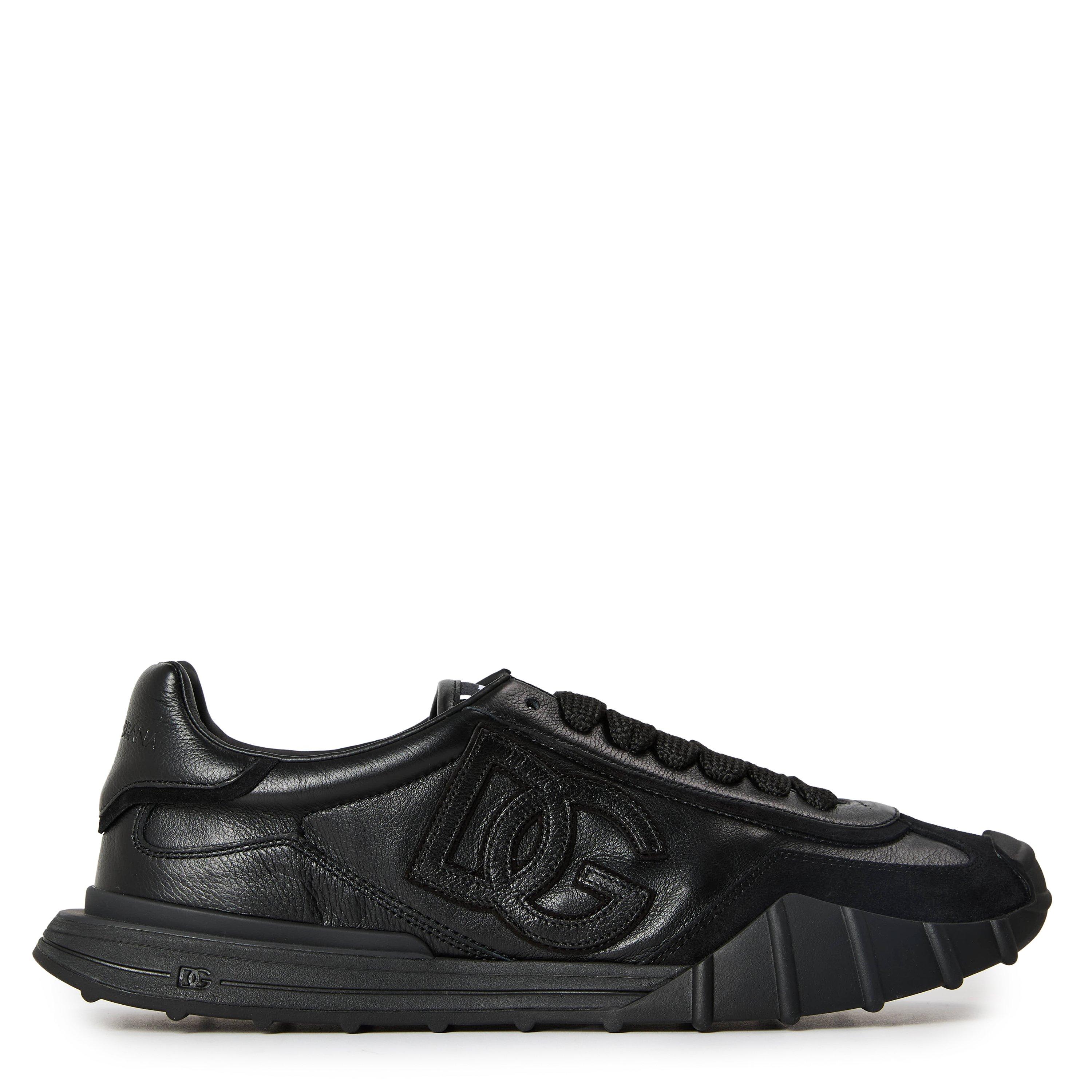 Dolce and Gabbana DG Athletic Leather Sn63 - Black/Black - Size 10 (44)