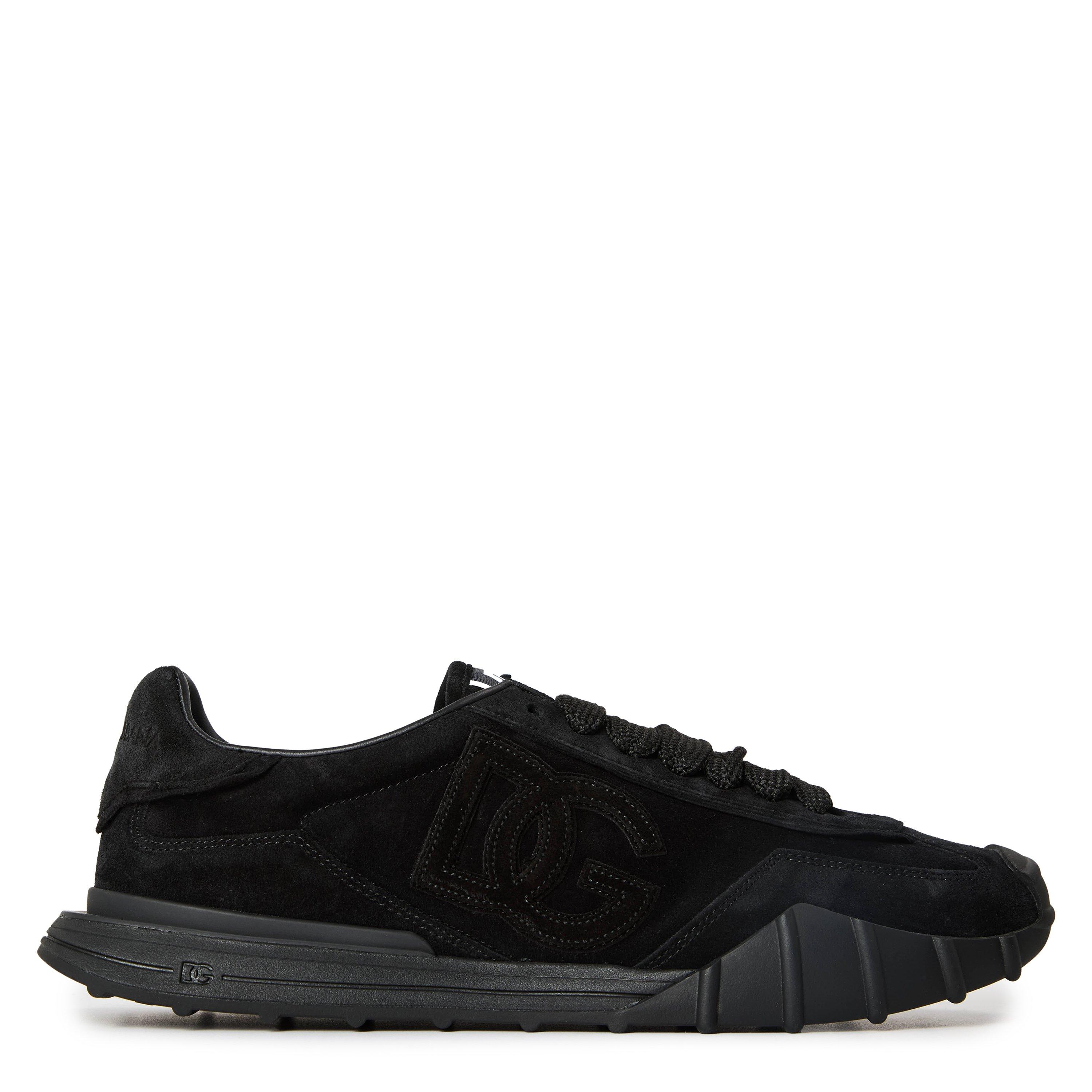 Dolce and Gabbana DG Athletic Sde Trnr Sn63 - Black/Black - Size 10 (44)