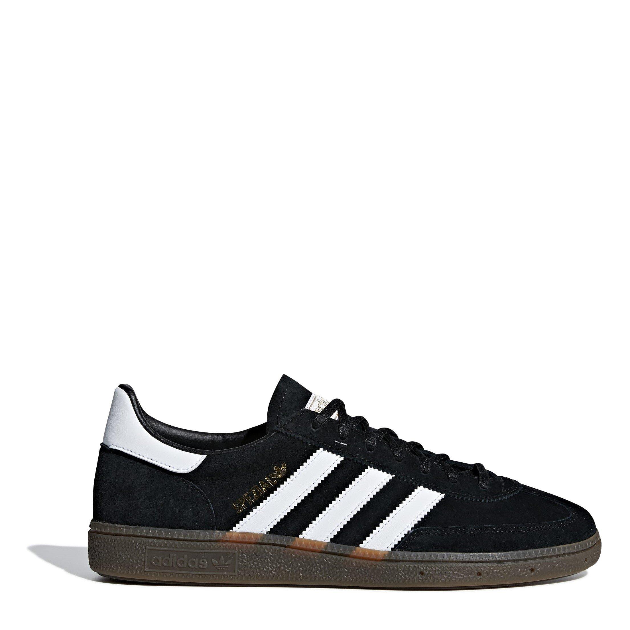 adidas Originals Handball Spezial Trainers - Black/White/Gum - Size 10 (44.7)