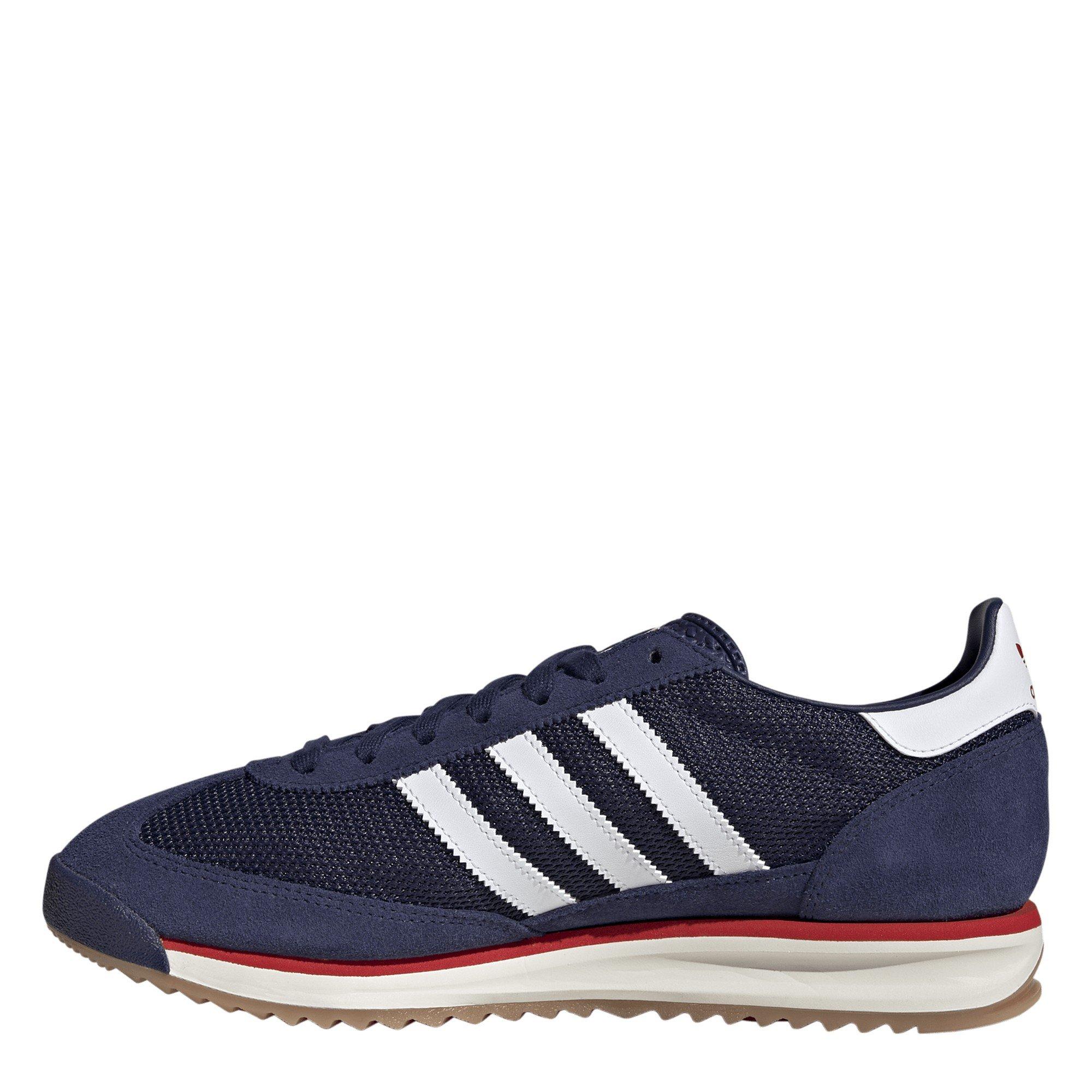 Navy/Red - adidas Originals - Sl 72 Trainers - 2