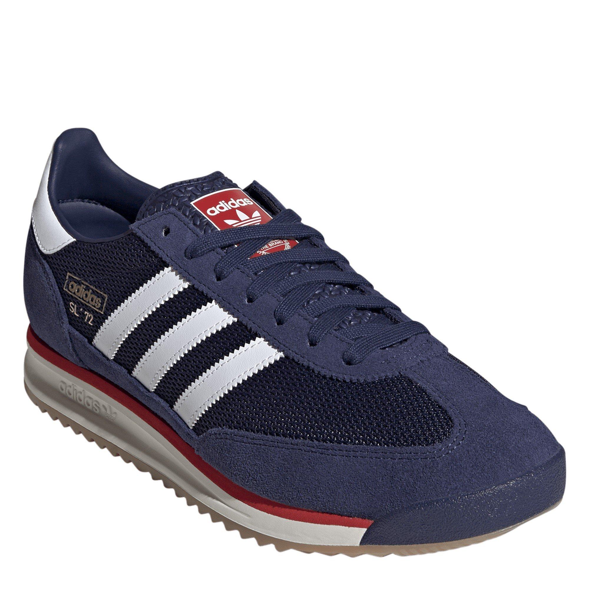 Navy/Red - adidas Originals - Sl 72 Trainers - 3