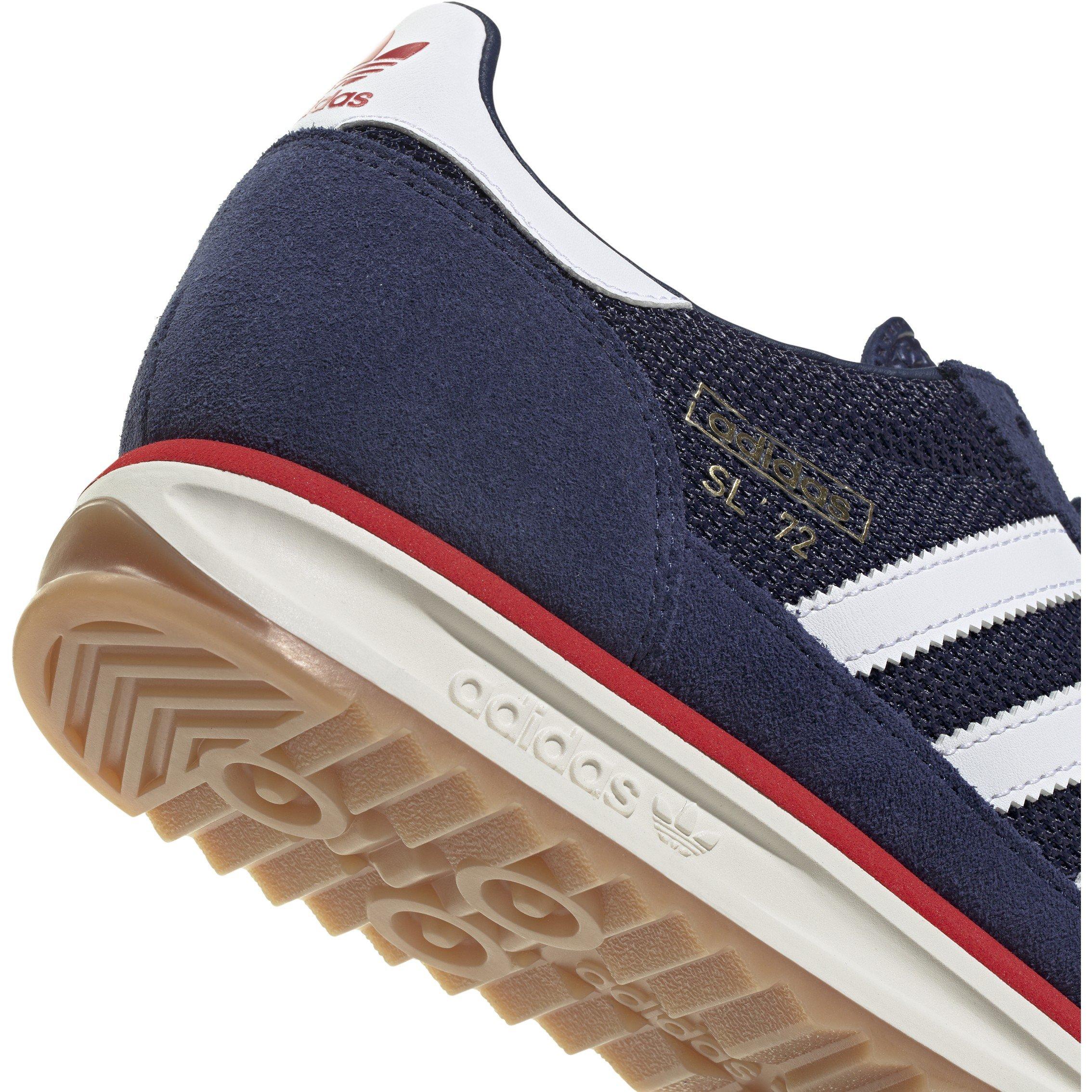 Navy/Red - adidas Originals - Sl 72 Trainers - 8