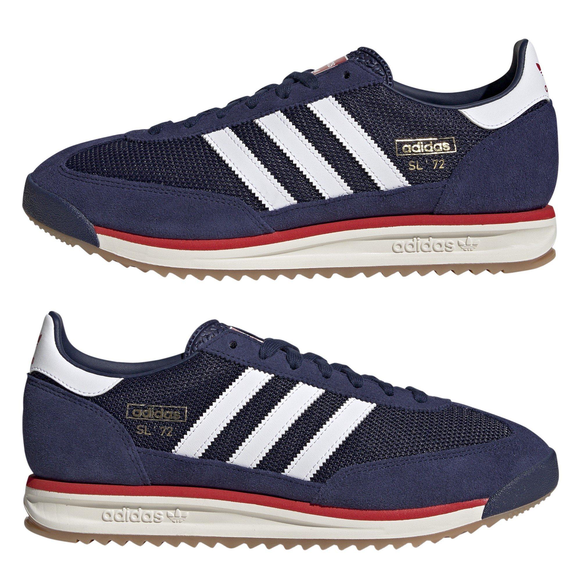 Navy/Red - adidas Originals - Sl 72 Trainers - 9