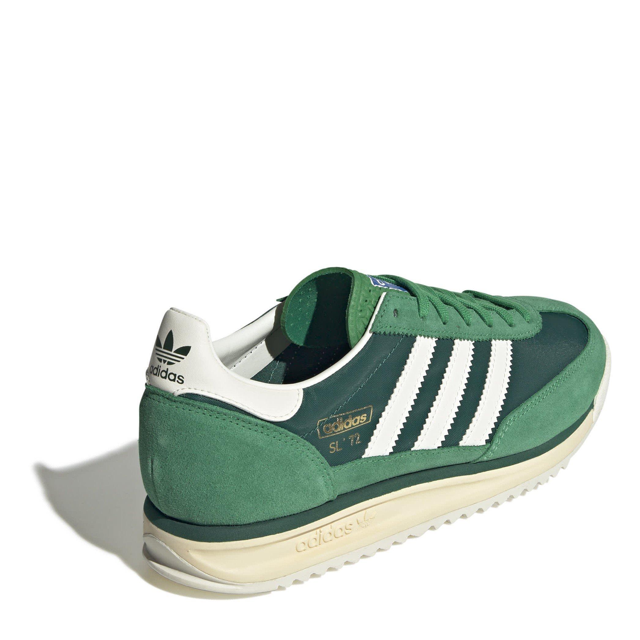 Gren/Wht - adidas Originals - Adidas Sl 72 Rs Shoes Mens - 4