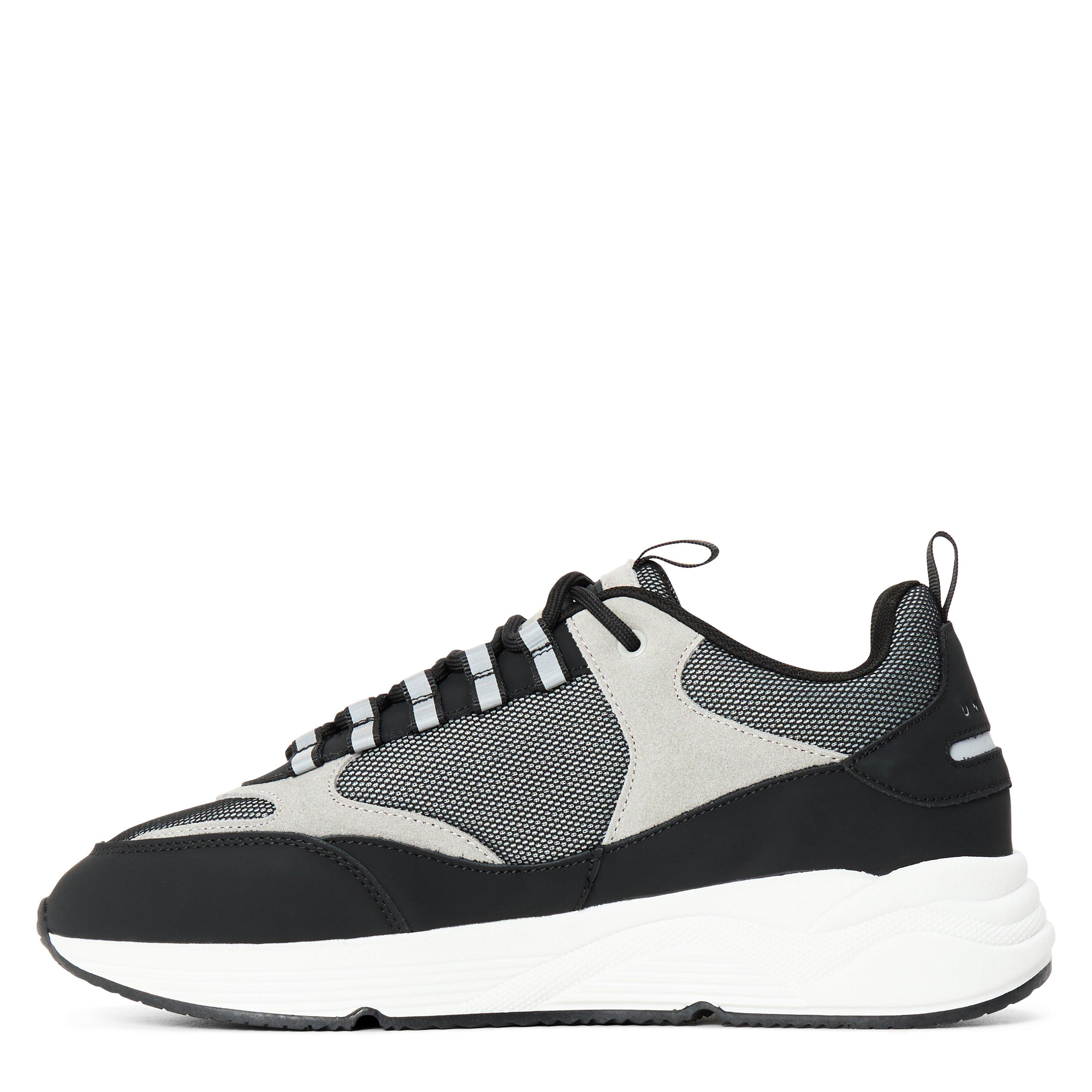 Black/Grey - Unseen Footwear - Men's Clarn Run Trainers - 2