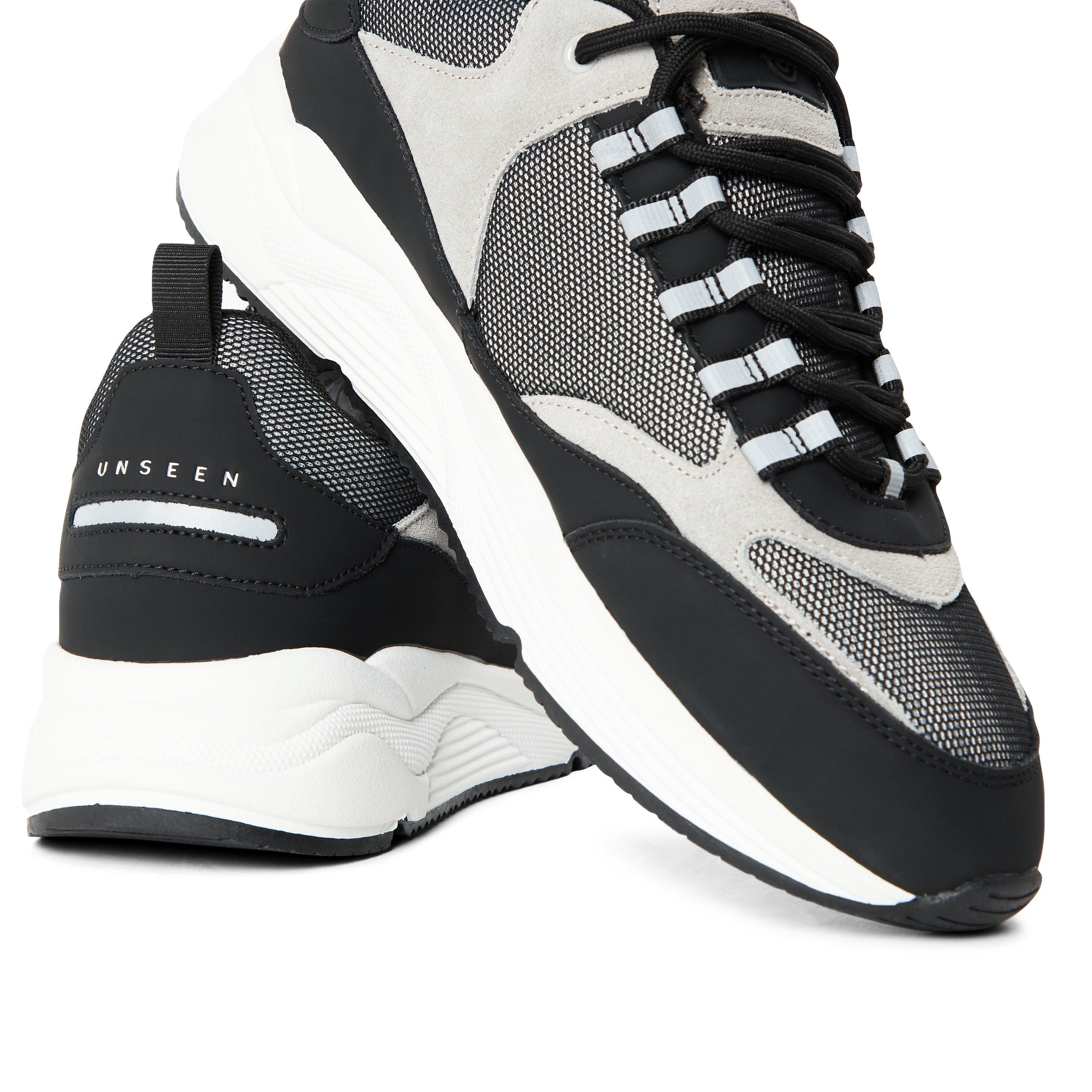 Black/Grey - Unseen Footwear - Men's Clarn Run Trainers - 3