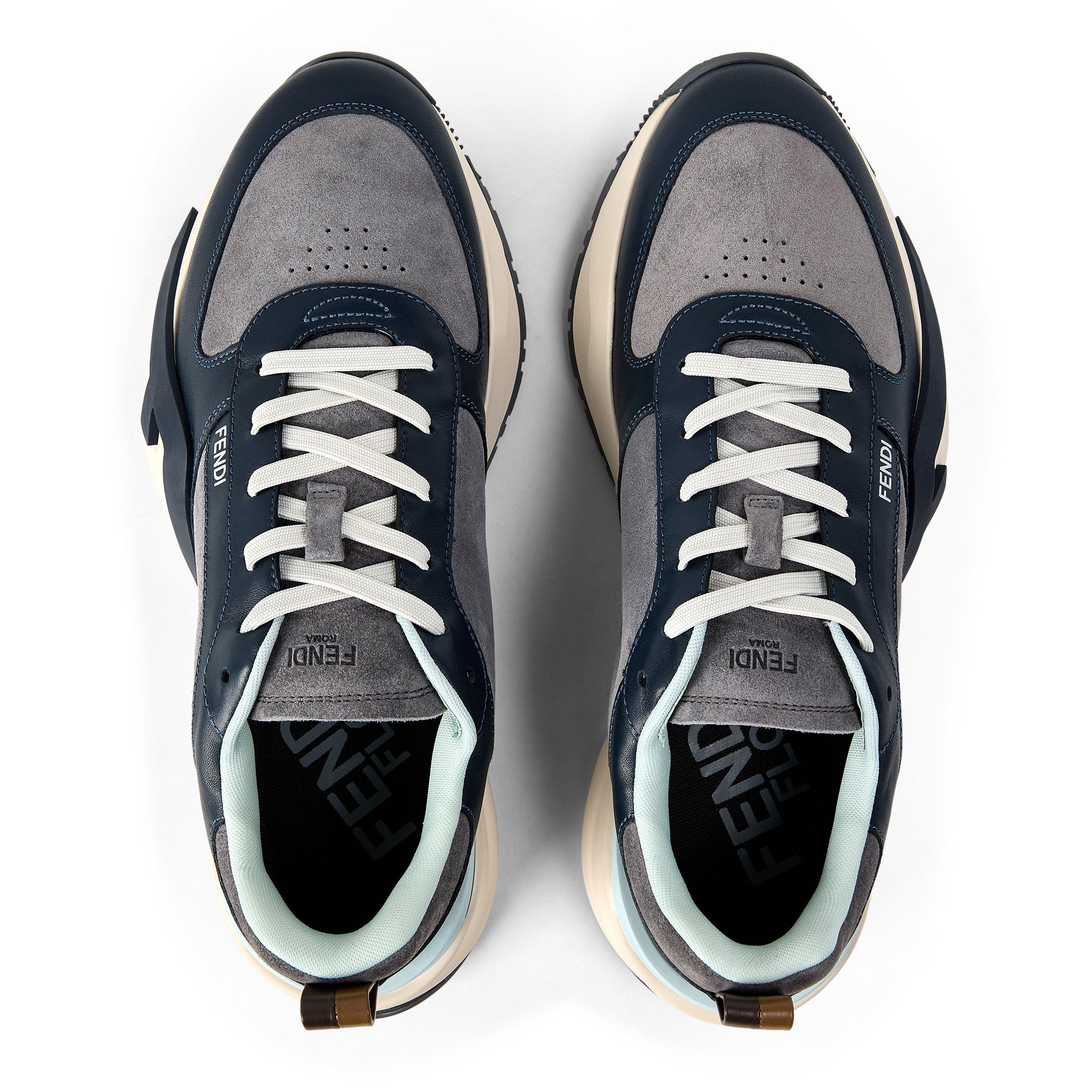 Navy - Fendi - Fendi Flow Sneaker Sn63 - 4