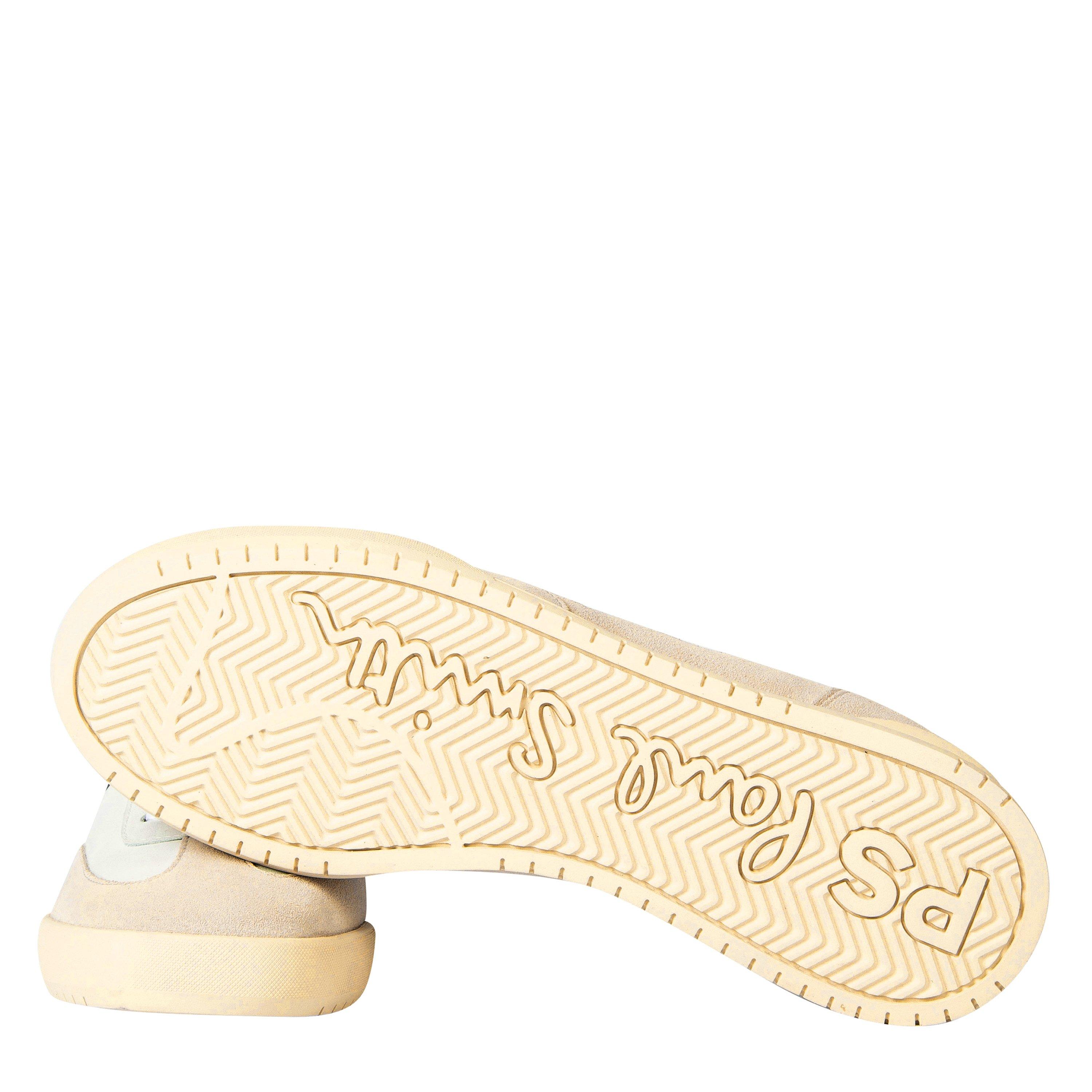 Mens Paul Smith Dover Trainers In White/Brown Mens Paul Smith Dover Trainers In White/Brown