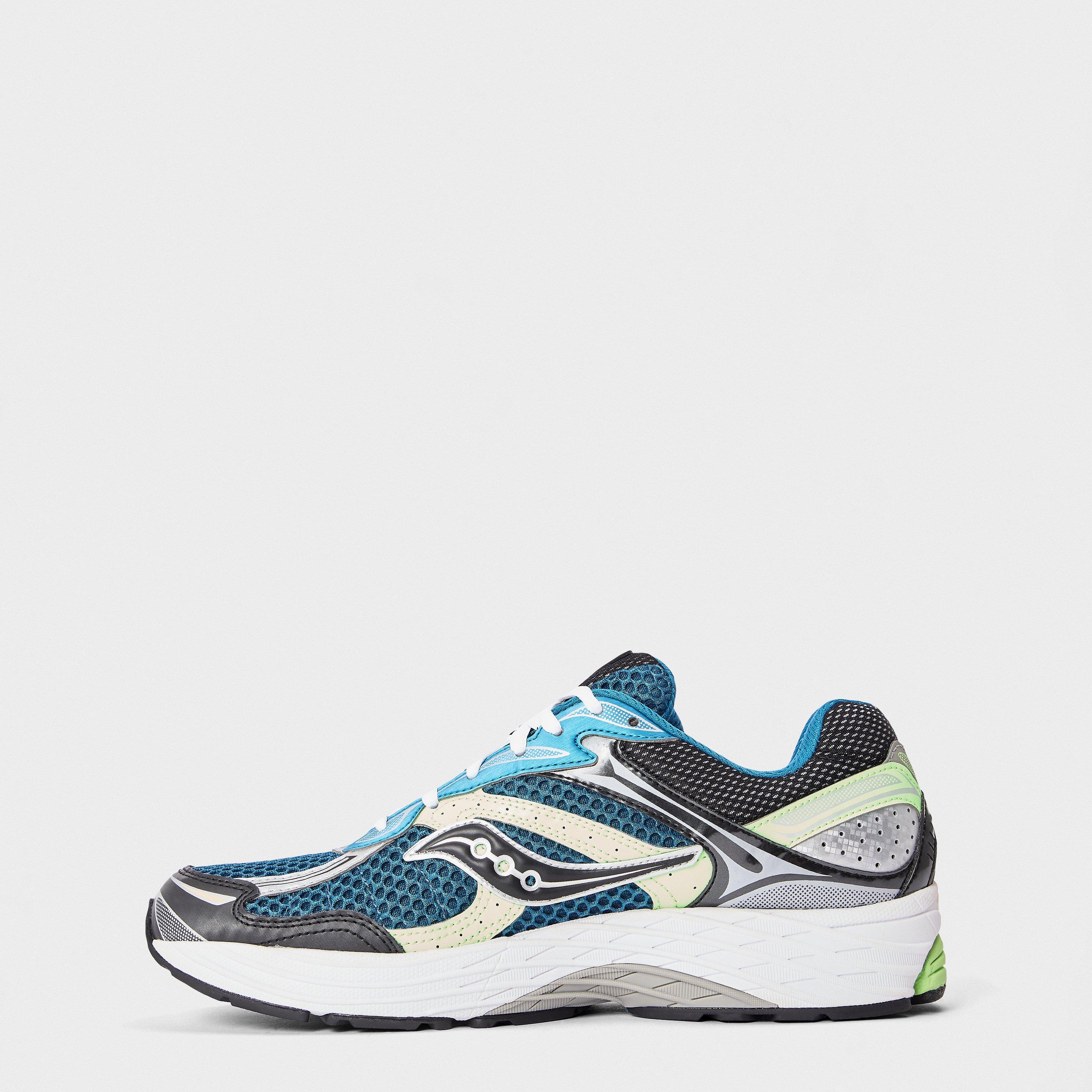 Blue/Lime - Saucony - Men's Progrid Omni Progrid System Runners - 2