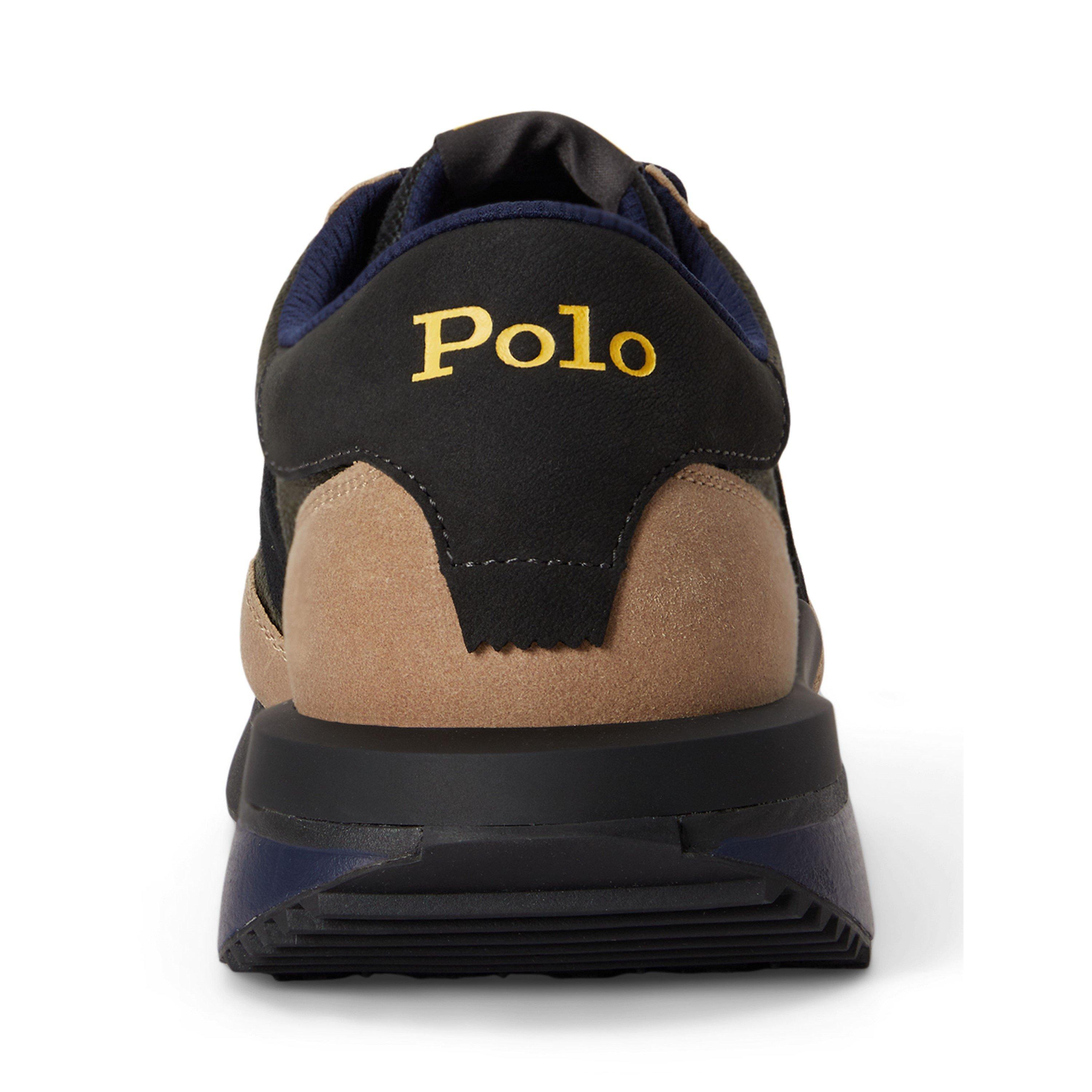 Olive Multi - Polo Ralph Lauren - Men's Train 89 Leather Runners - 3