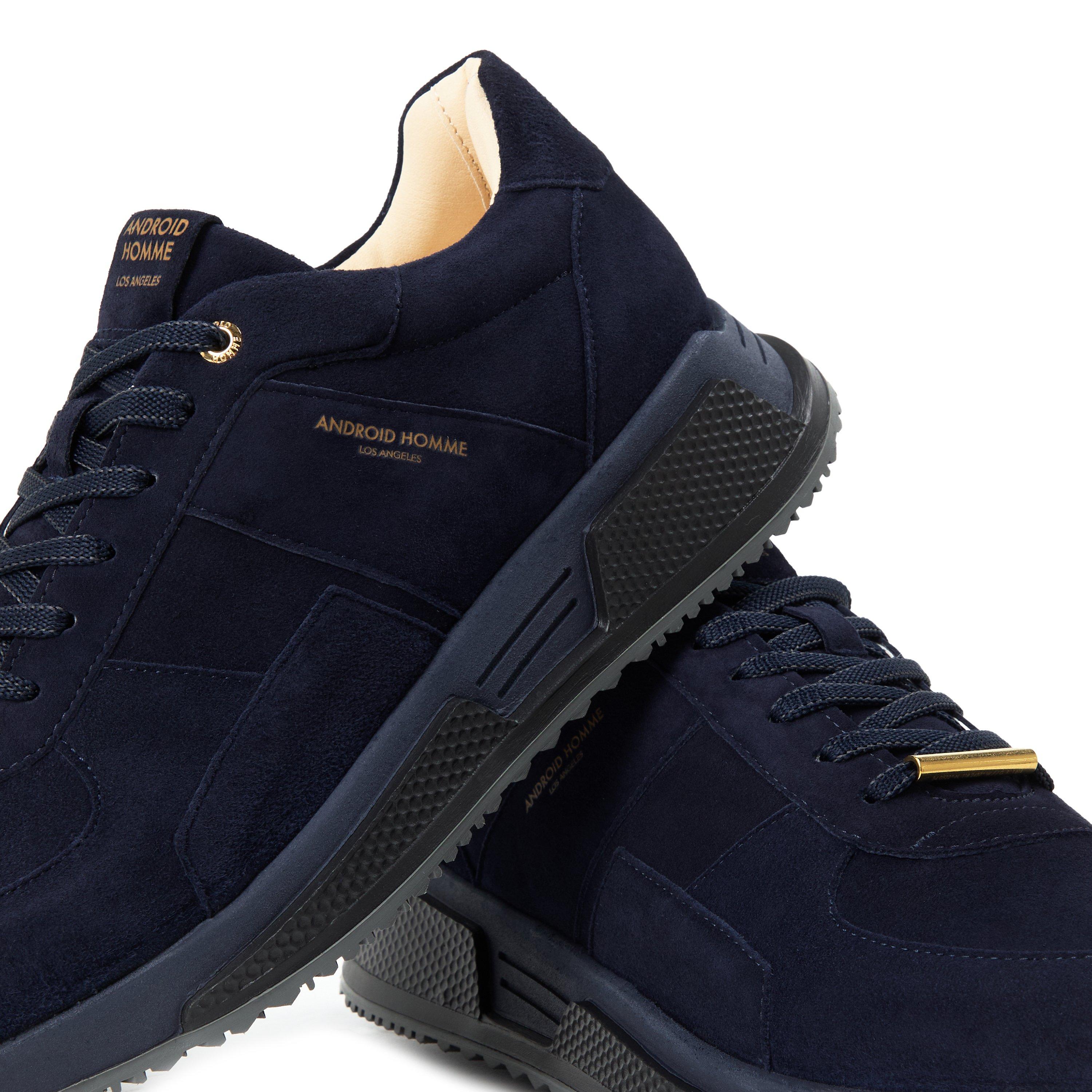 Ink/Dark Blue - Android Homme - Men's Matador Suede Runners - 3