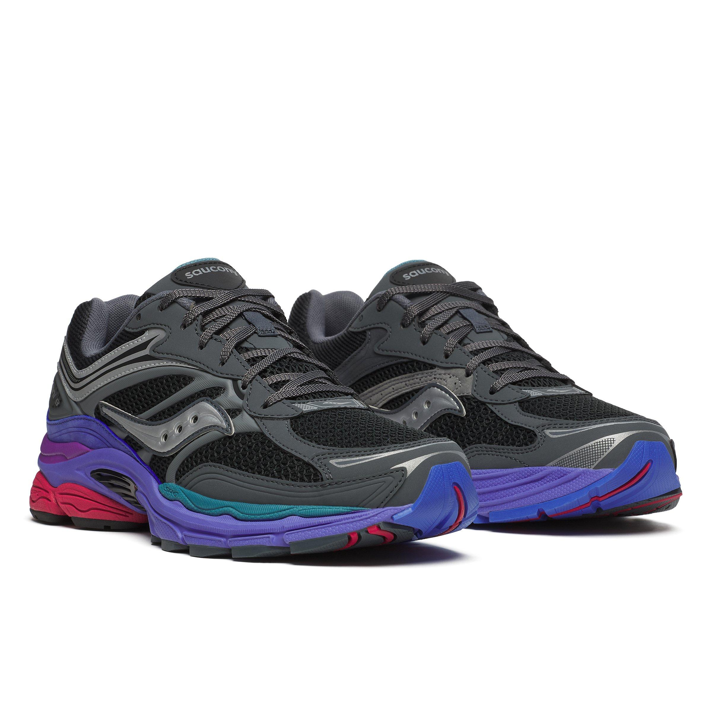 Black/Multi - Saucony - Men's Pro Grid Lightweight Grid Cushioning Runners - 2