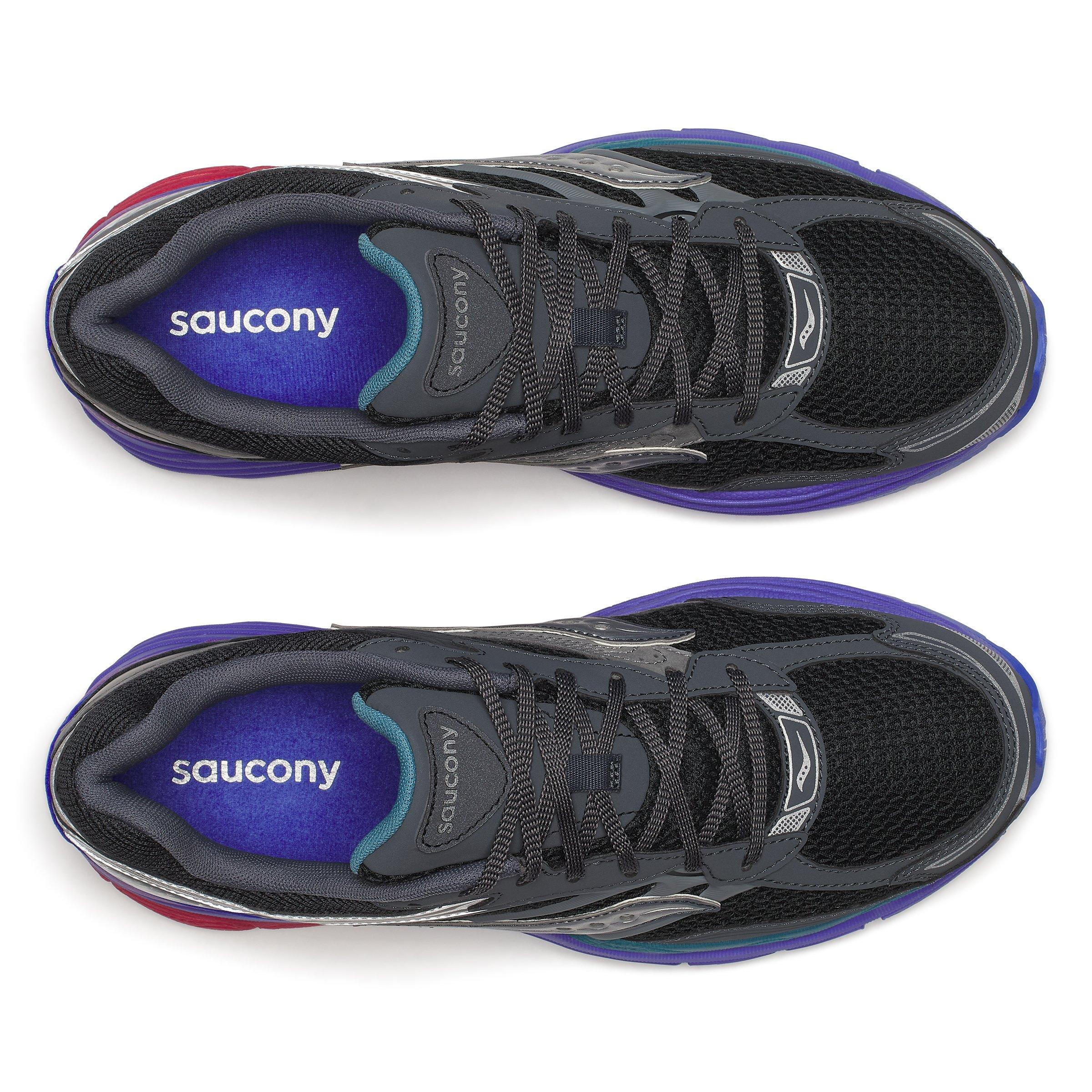 Black/Multi - Saucony - Men's Pro Grid Lightweight Grid Cushioning Runners - 5