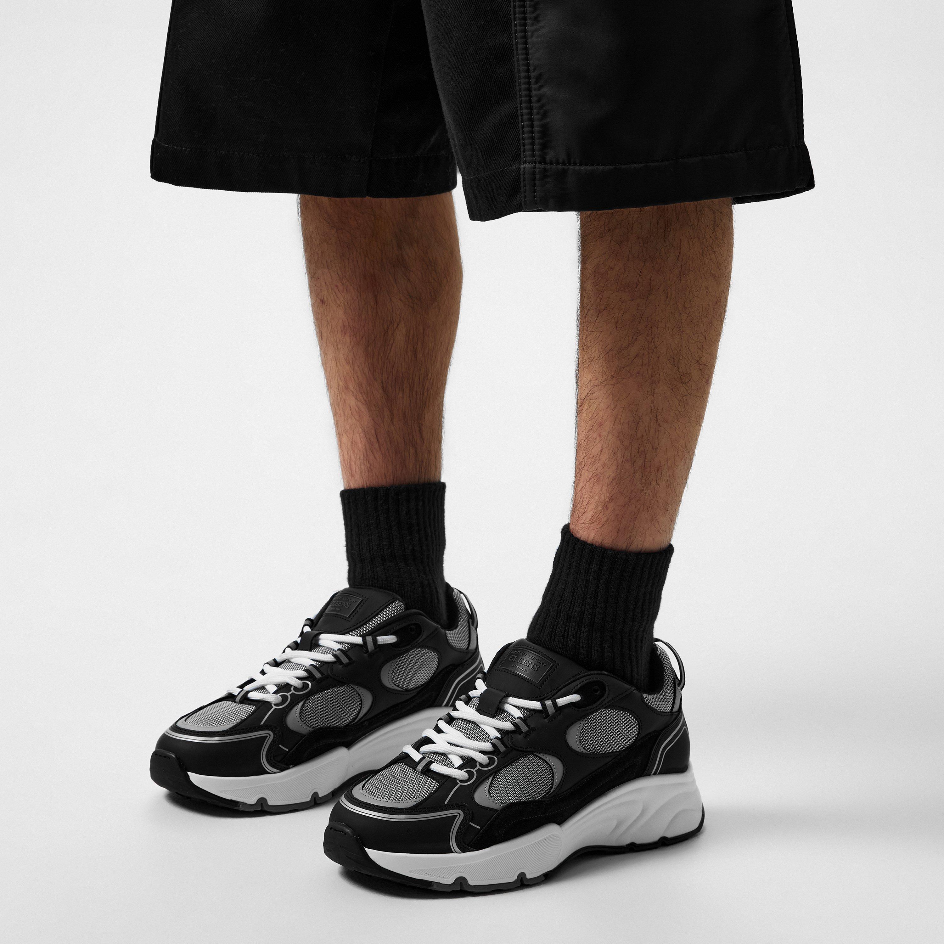 Graphite - Cleens - Men's Leather Pulse Trainers - 2