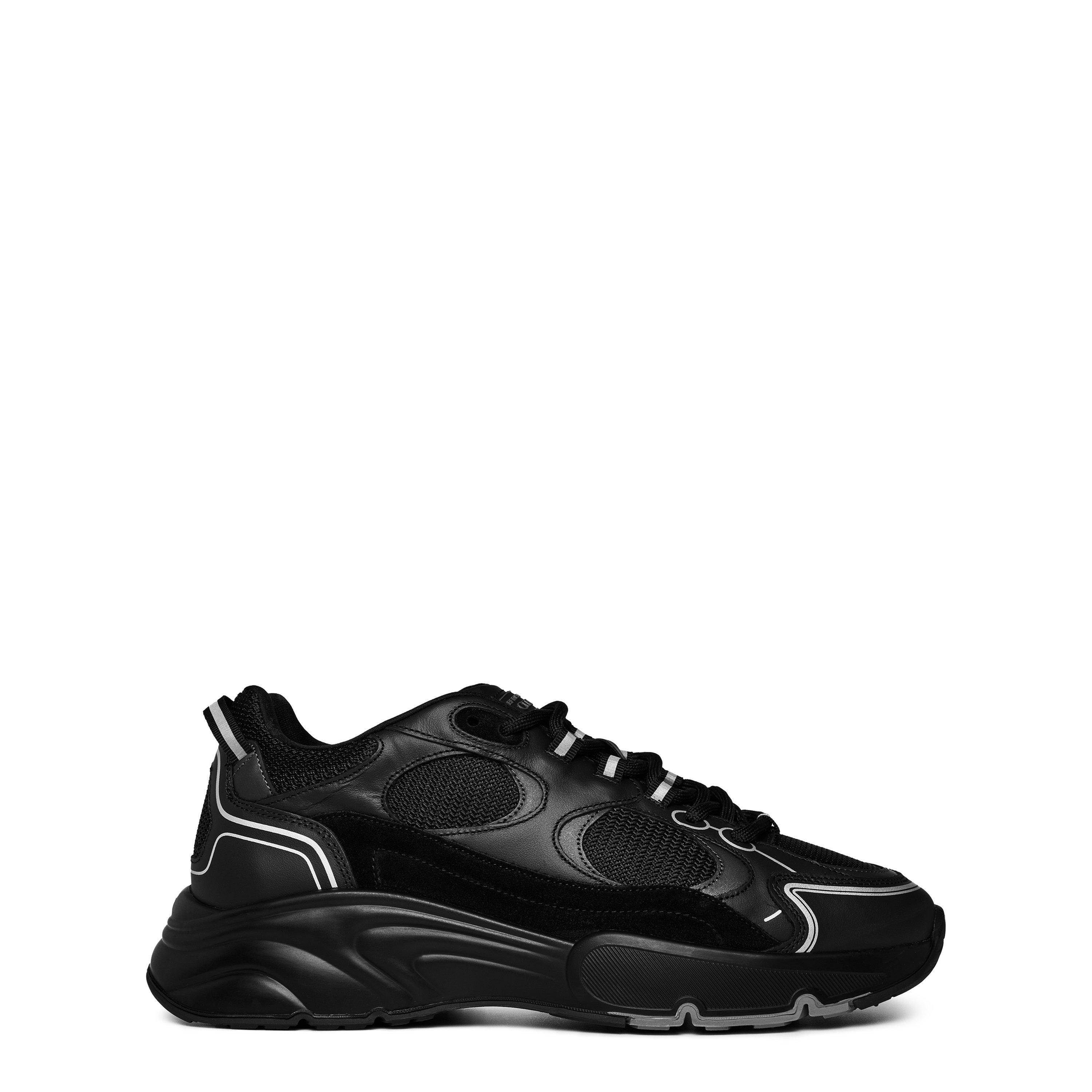 Cleens Men's Leather Pulse Trainers - Phantom - Size 7.5 (41.5)