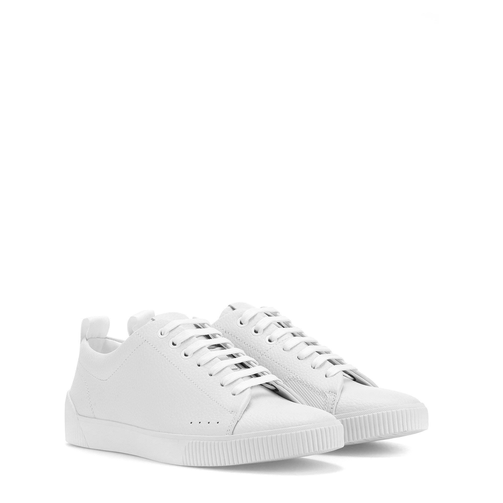 White 100 - Hugo - Zero Leather Trainers - 4