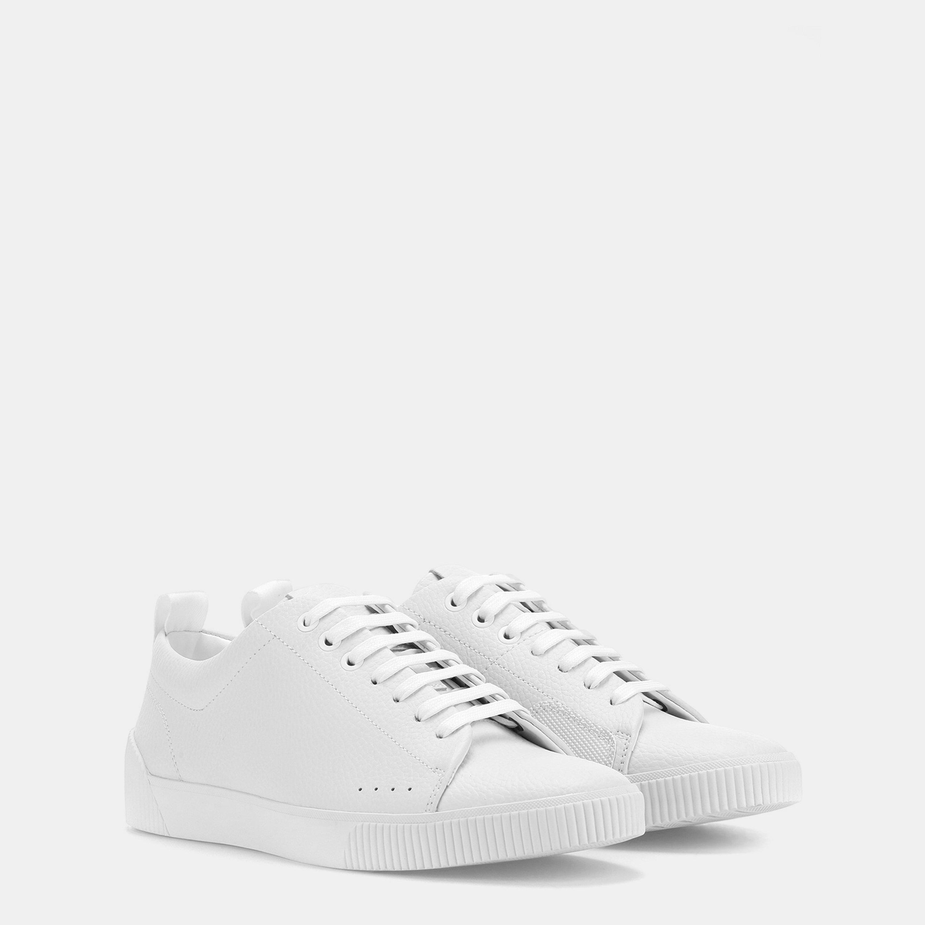 White 100 - Hugo - Zero Leather Trainers - 5
