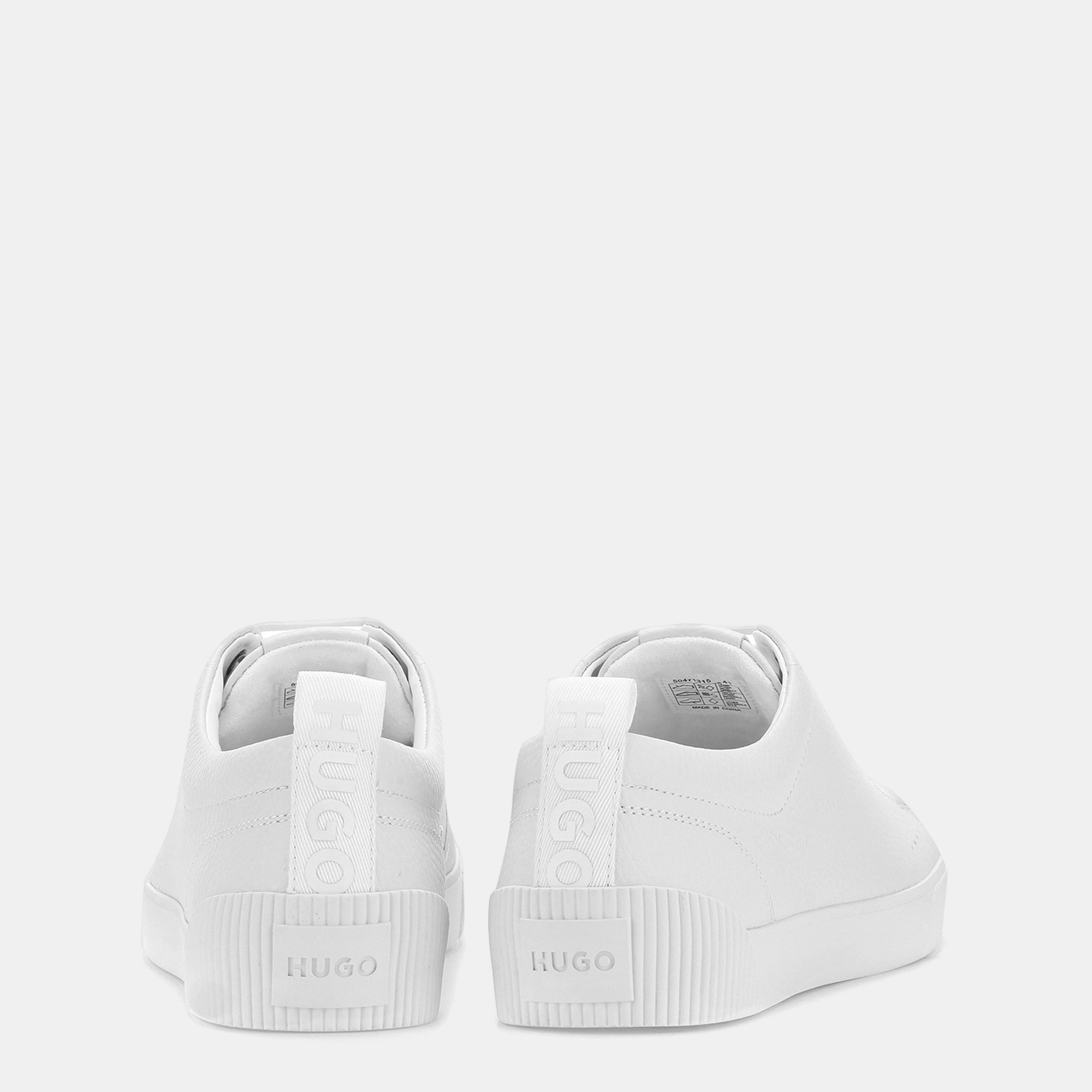 White 100 - Hugo - Zero Leather Trainers - 6